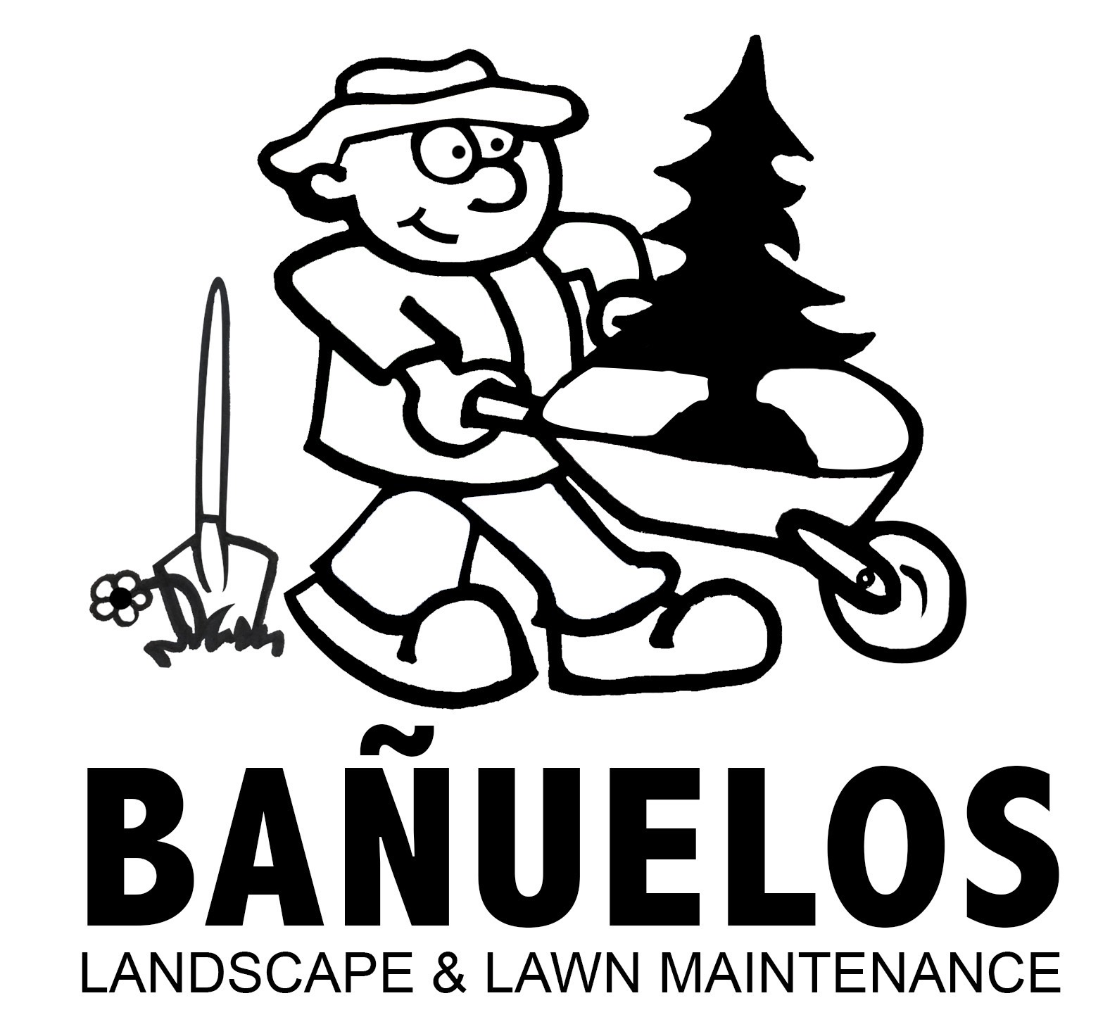 Banuelos Landscaping and Lawn Service Logo