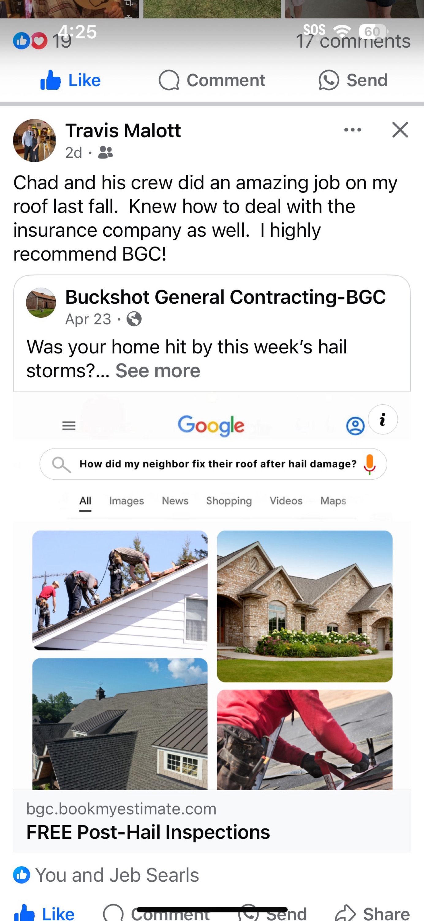 Buckshot General Contracting Logo