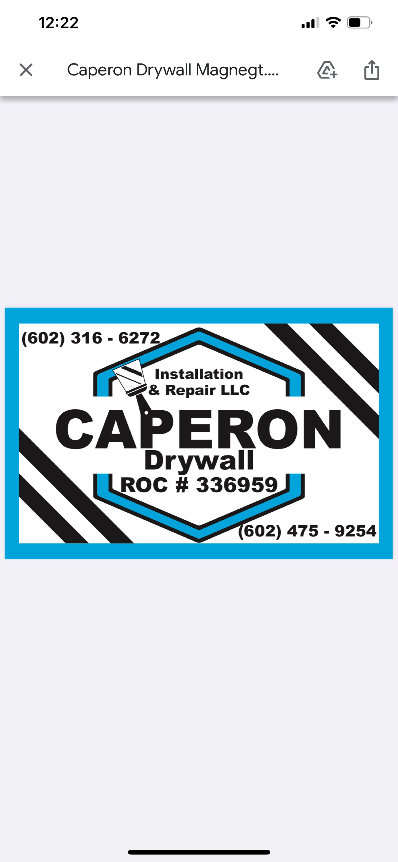 Caperon Drywall Installation & Repair Logo