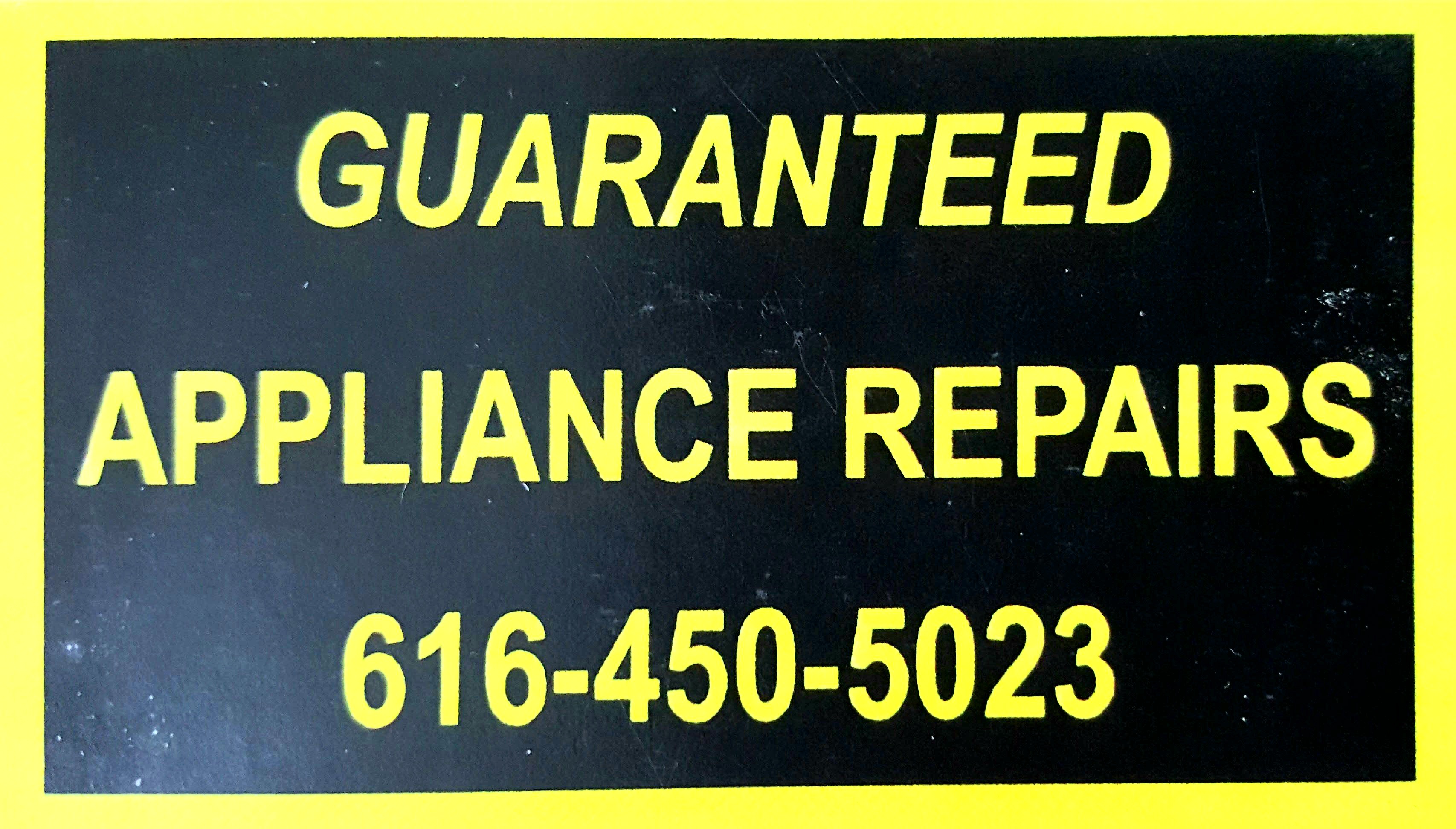 Guaranteed Appliance Repairs Logo