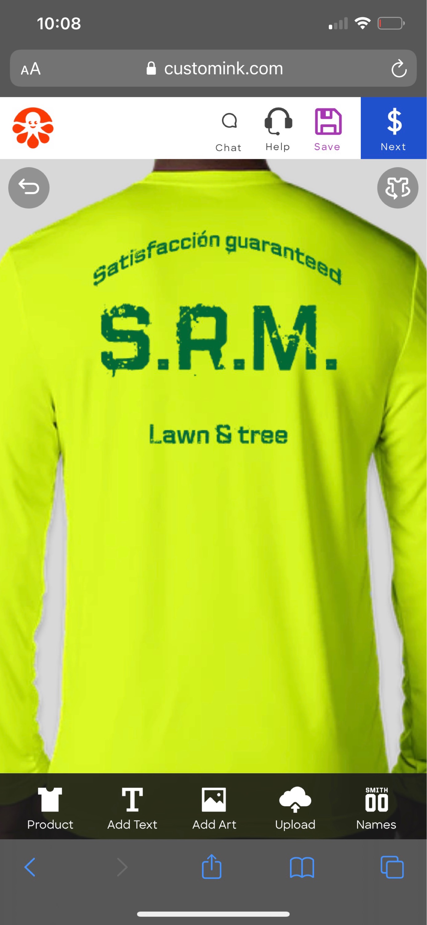SRM Lawn & Tree Service Logo