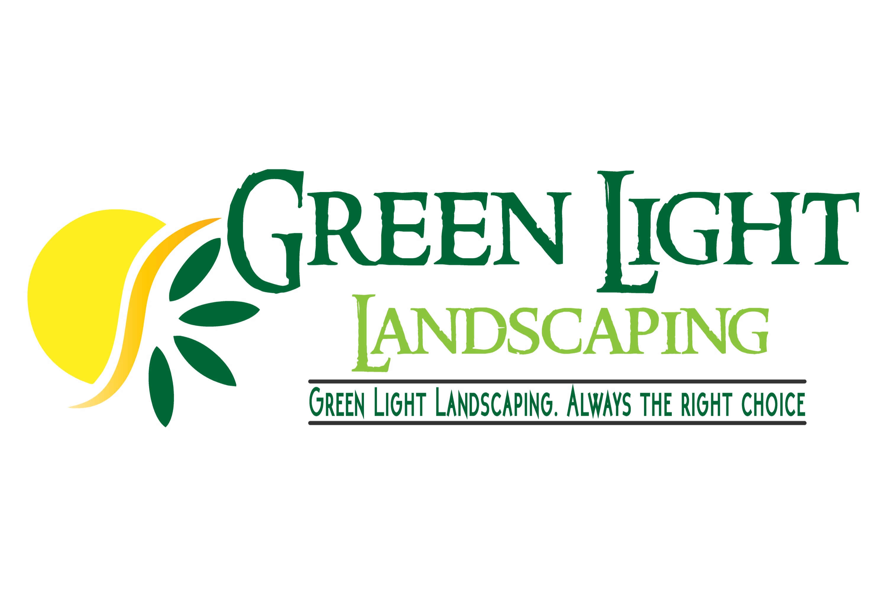 Green Light Landscaping Logo