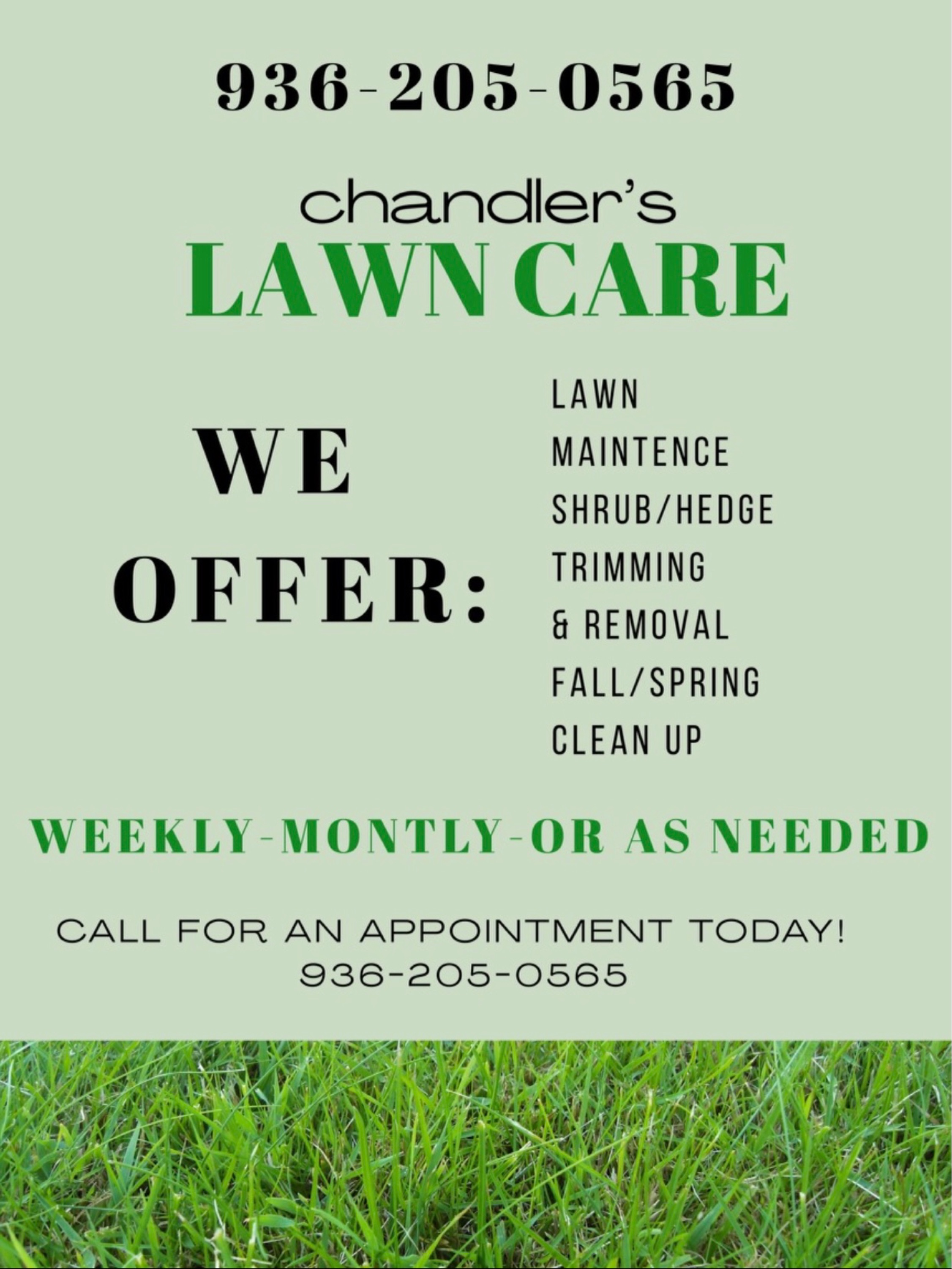 Chandler's Lawn Care Logo
