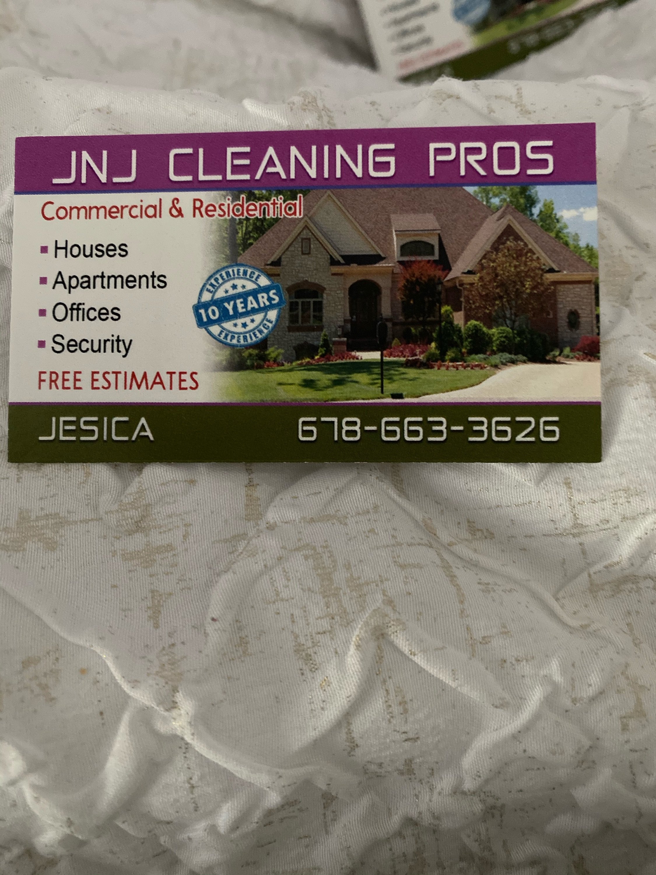 JNJ Cleaning Pro Logo