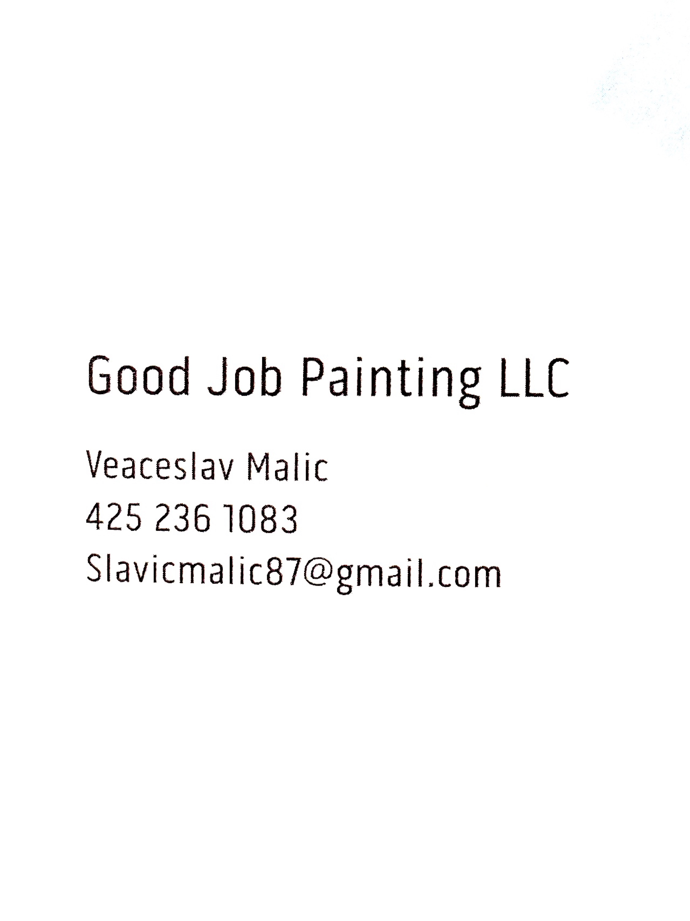 Good Job Painting, LLC Logo