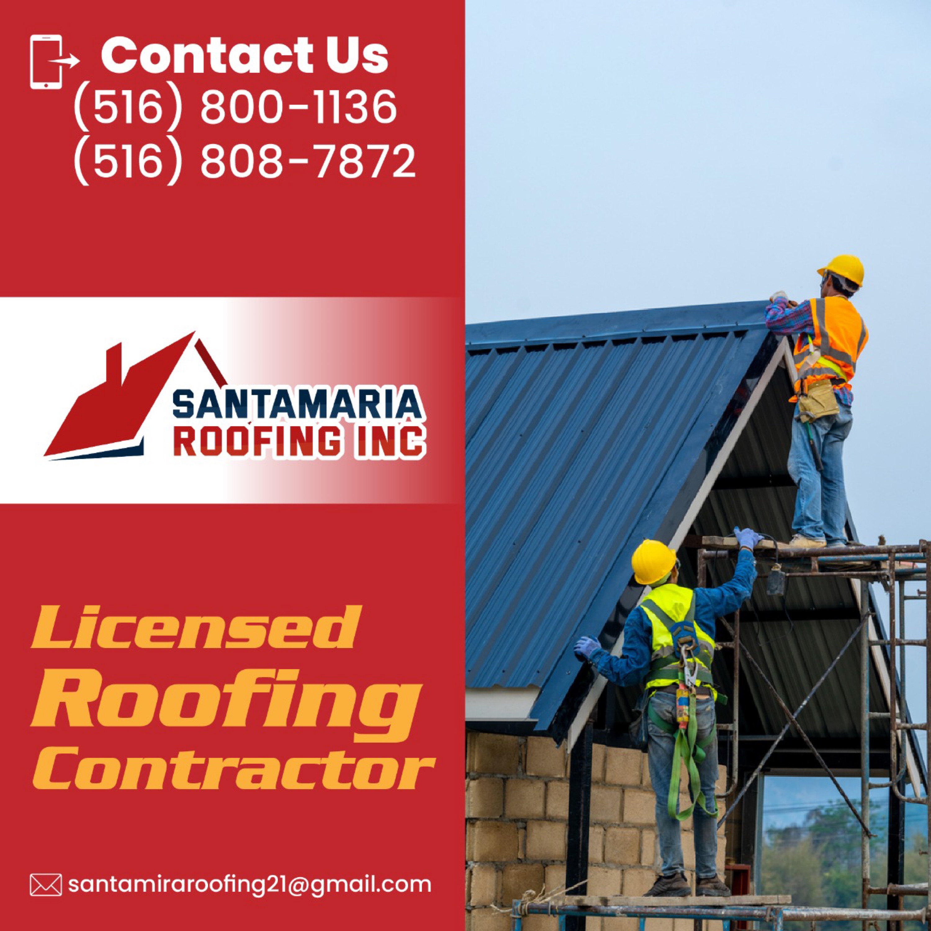 Santamaria Roofing, Inc. Logo
