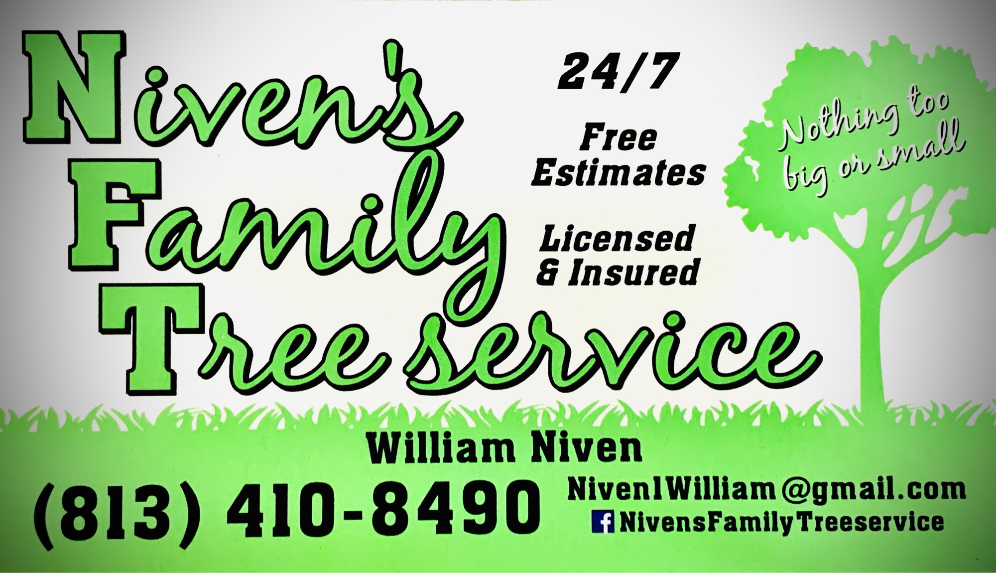 Niven's Family Tree Service Logo