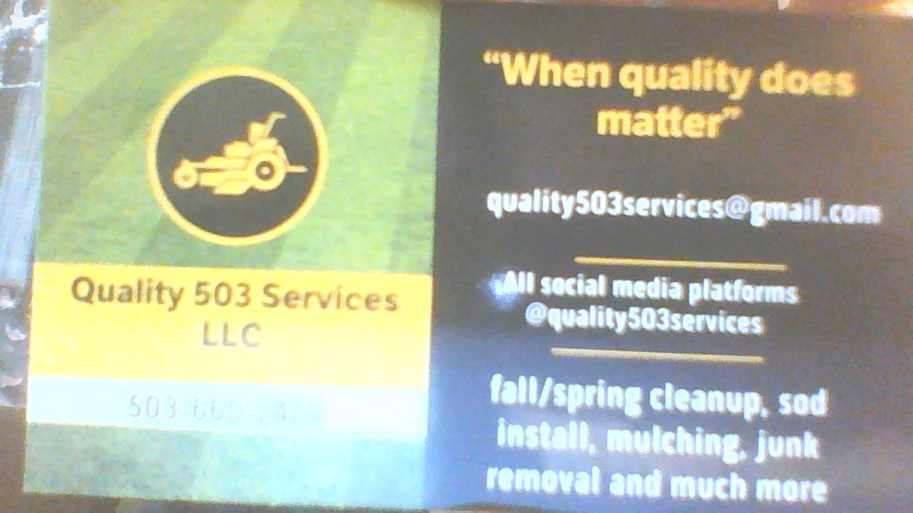 Quality 503 Services Logo