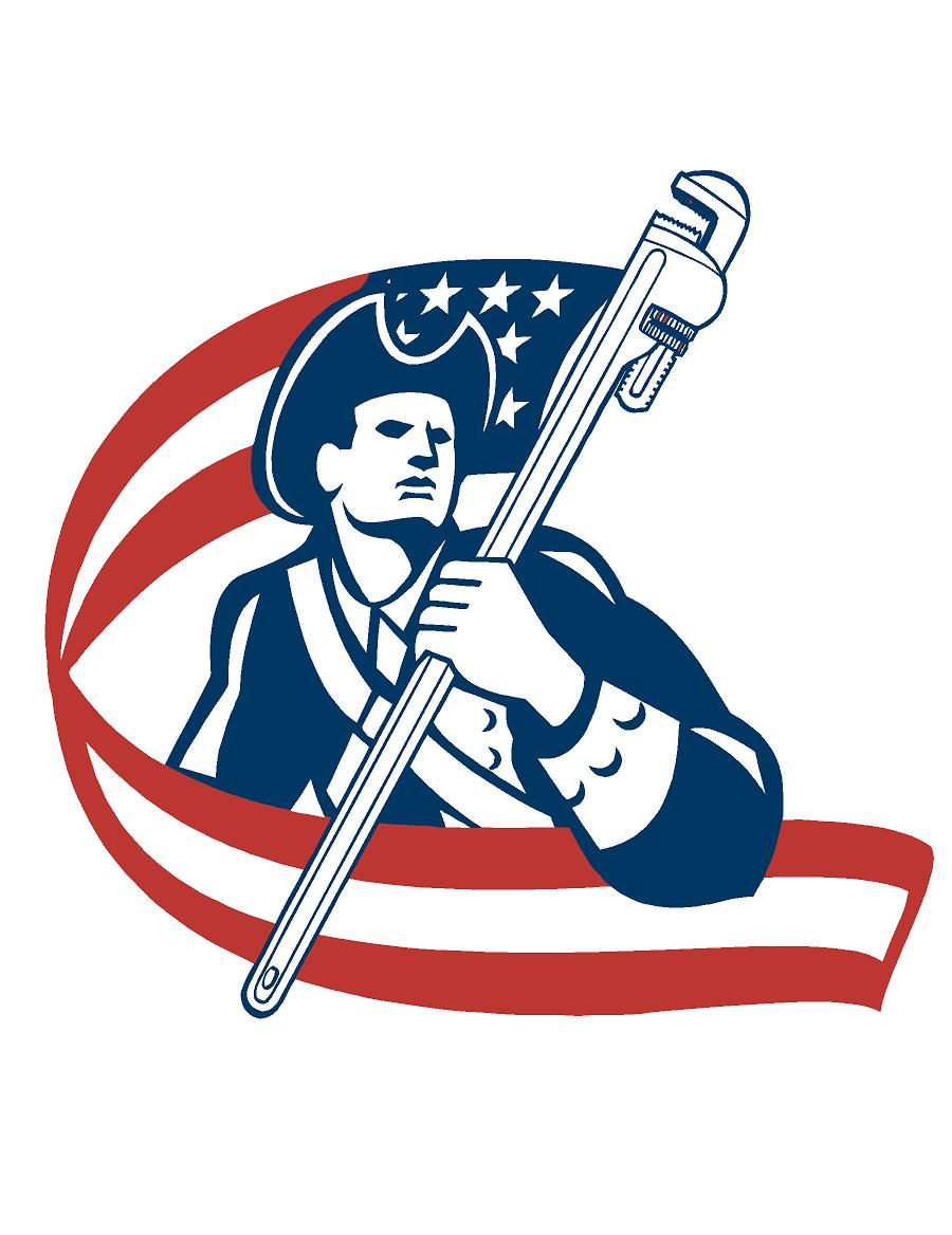 Patriotic Plumbing and Rooter, LLC Logo