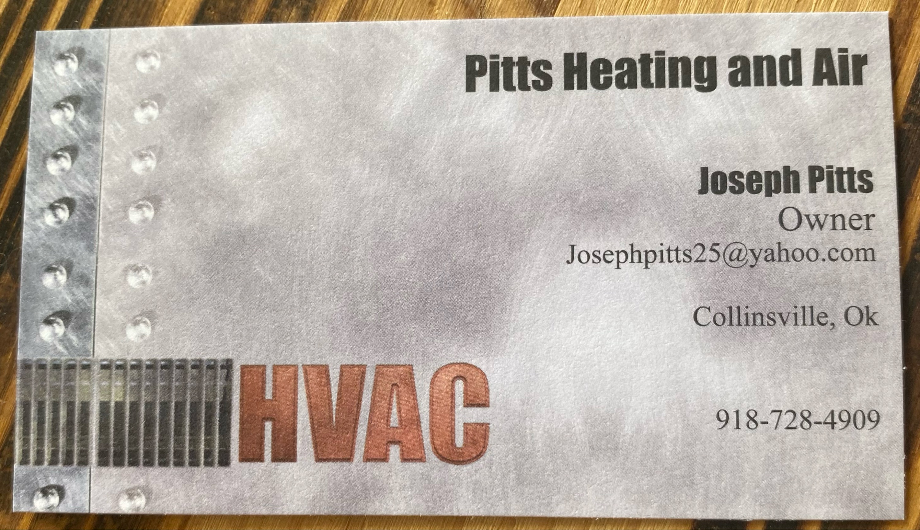 Pitts Heating and Air Logo