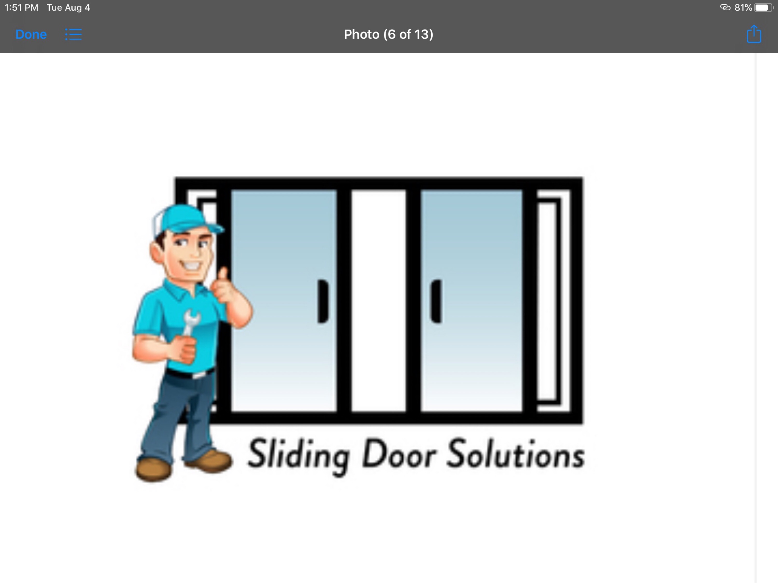 Sliding Glass Door Solutions Logo