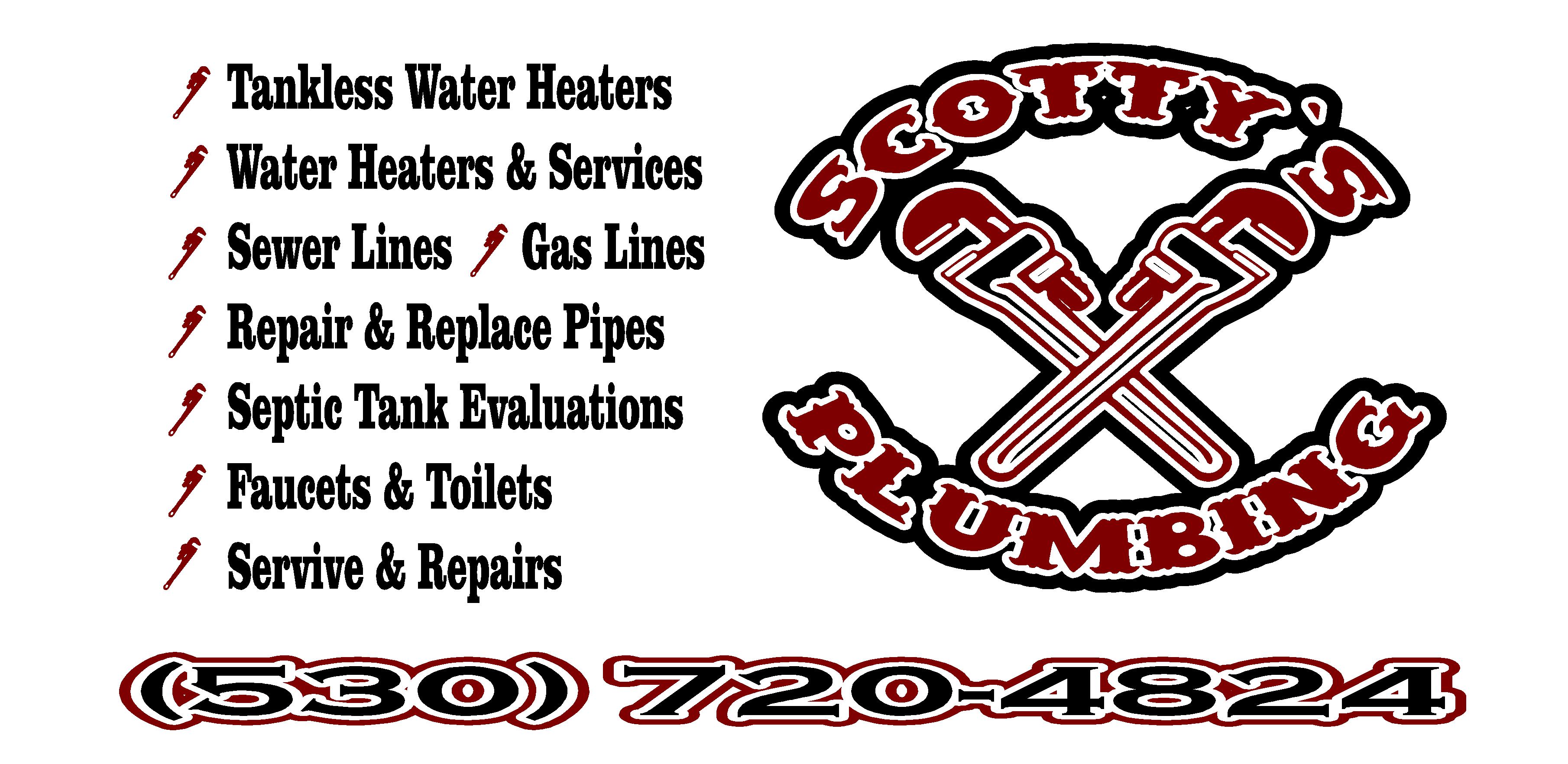 Scotty's Plumbing and Drain Cleaning-Unlicensed Contractor Logo