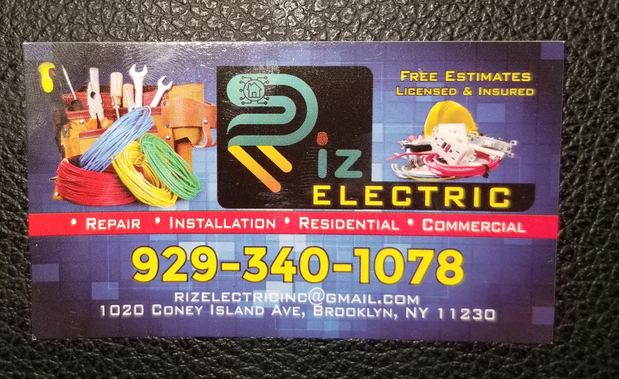 Riz Electric, Inc. Logo