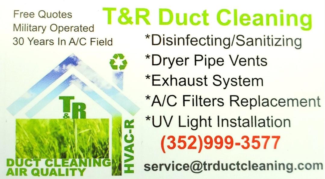 T&R Duct Cleaning Logo