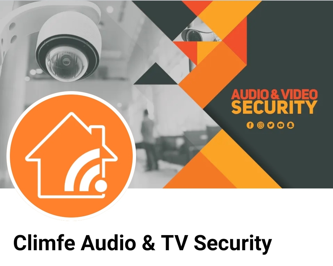 Climfe Audio & TV Security Logo