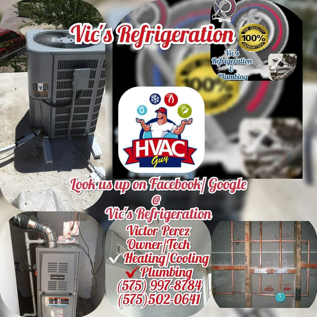 Vic's Refrigeration & Plumbing Logo
