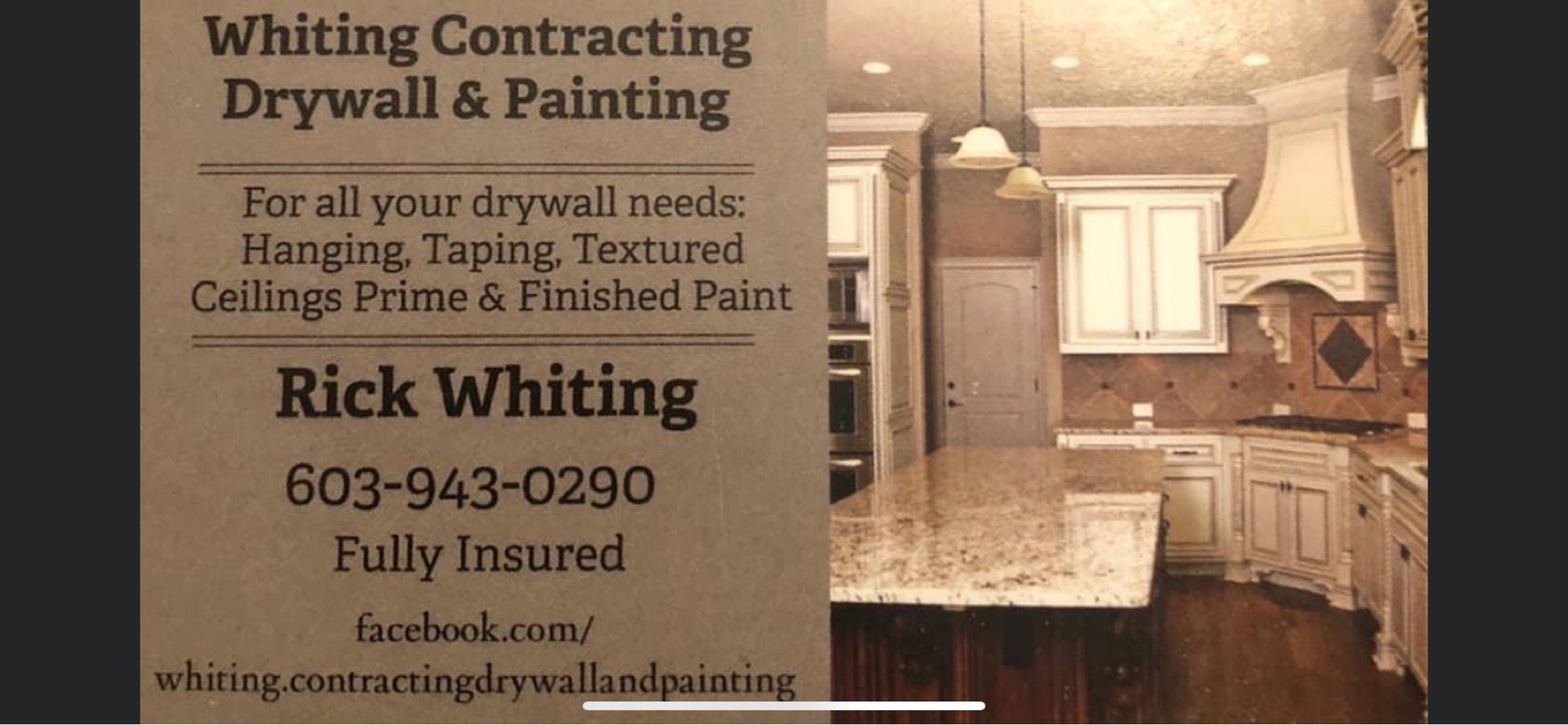 Whiting Drywall and Painting Logo