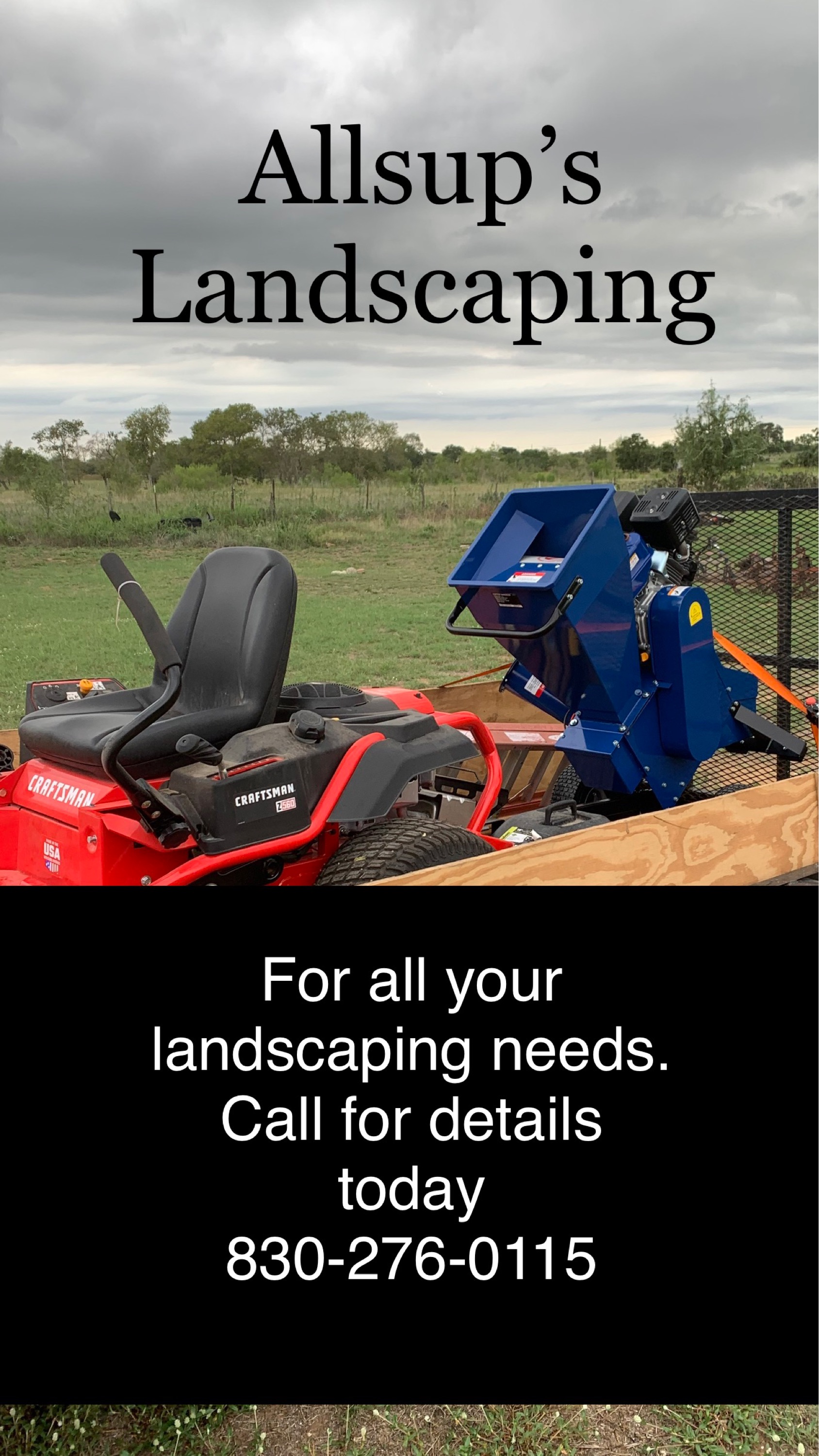 Allsups Landscaping Logo