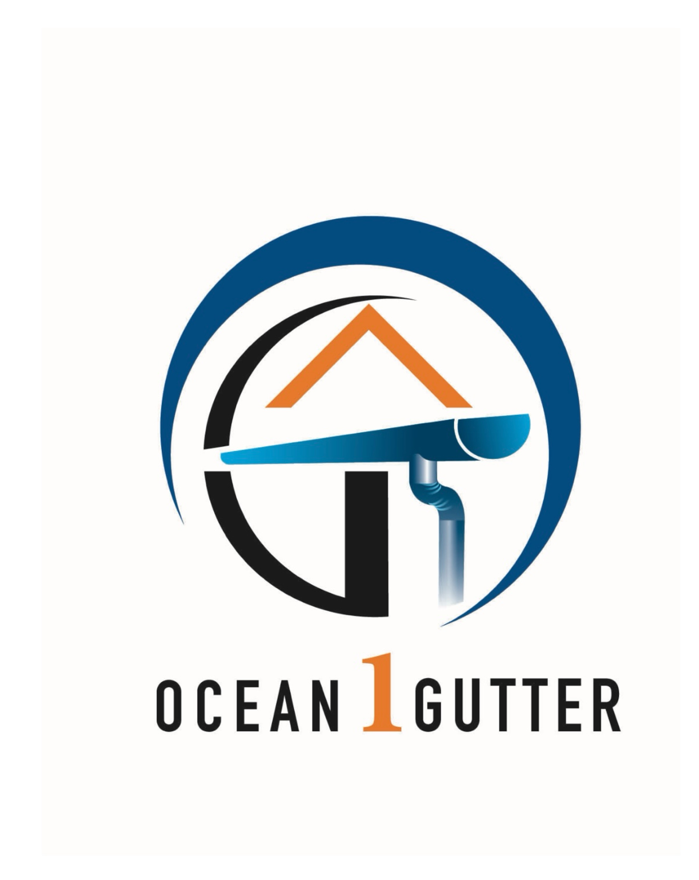 Ocean 1 Gutters Logo