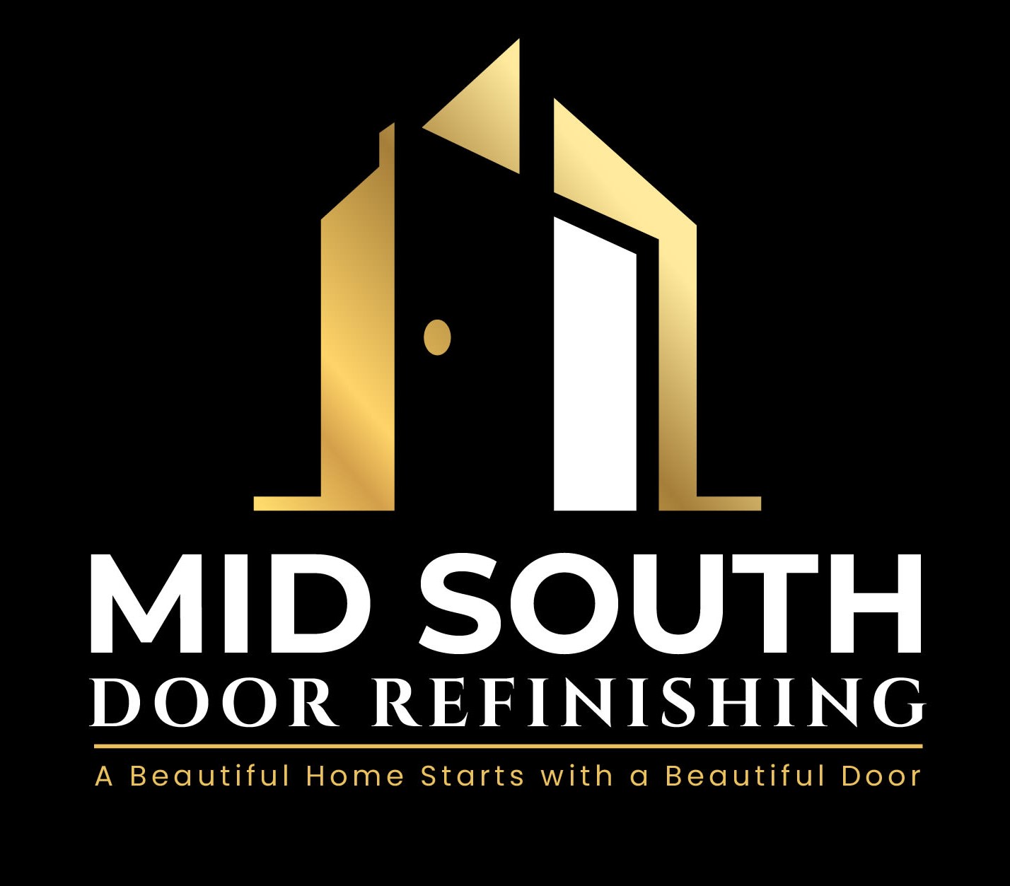 Mid South Door Refinishing Logo