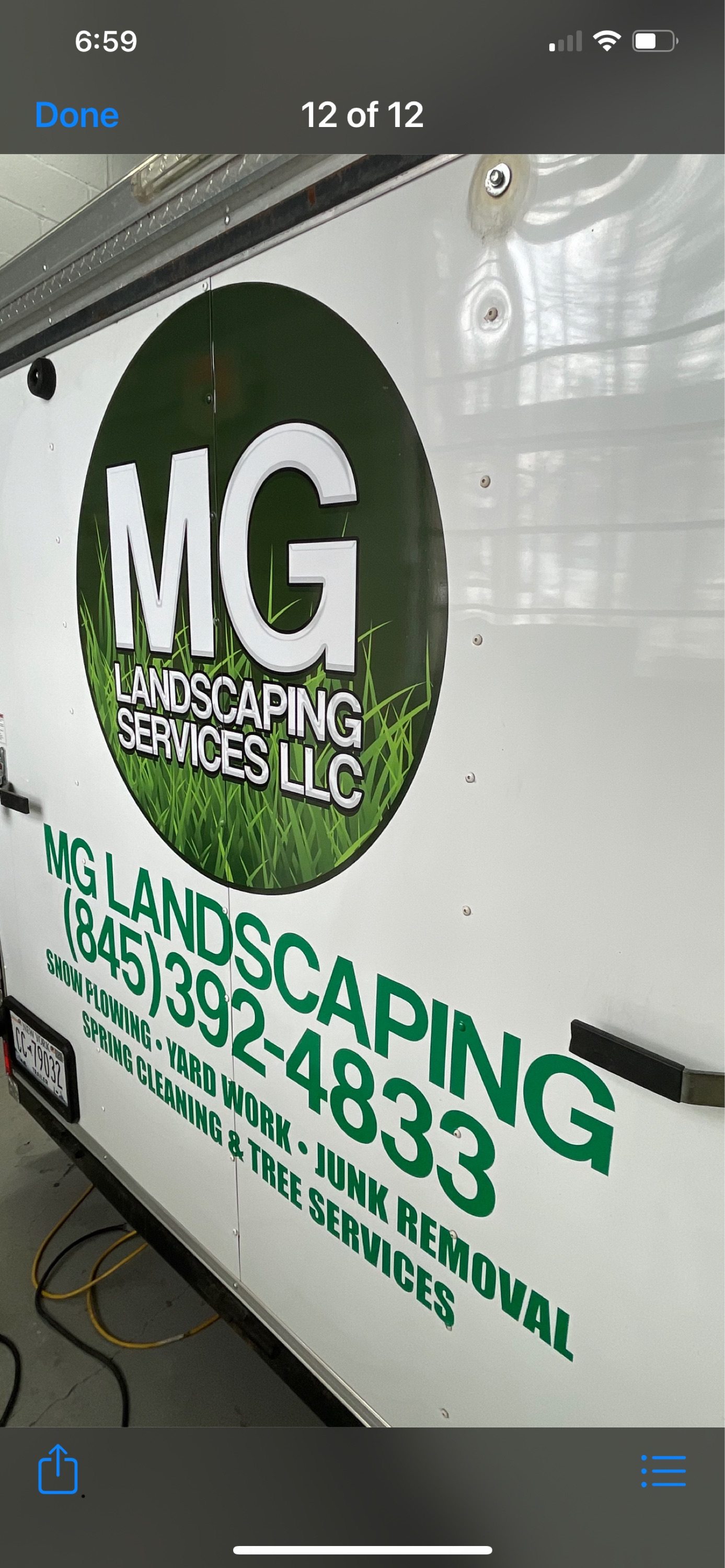 MG Landscaping Services Logo