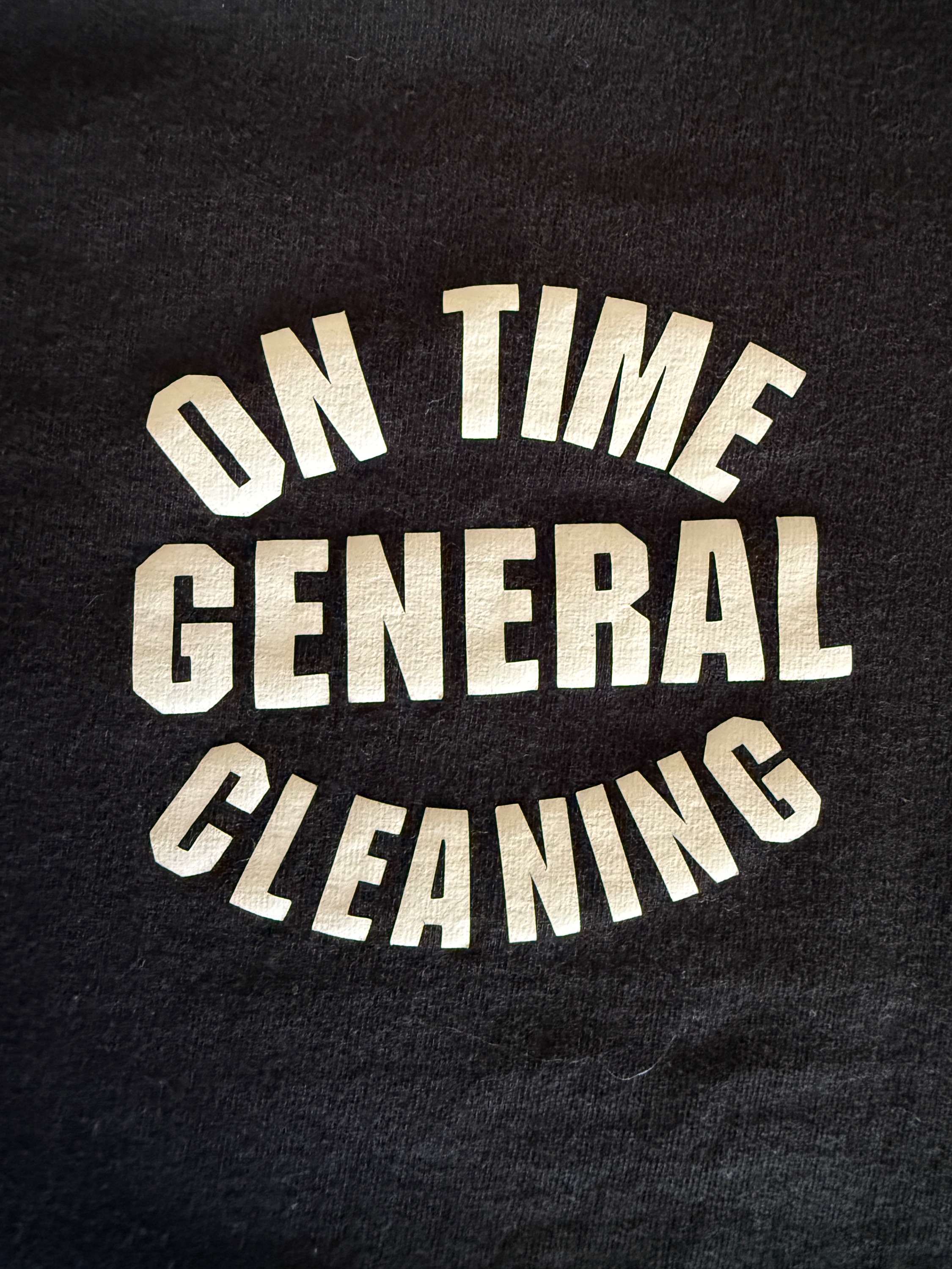 On Time General Cleaning Logo