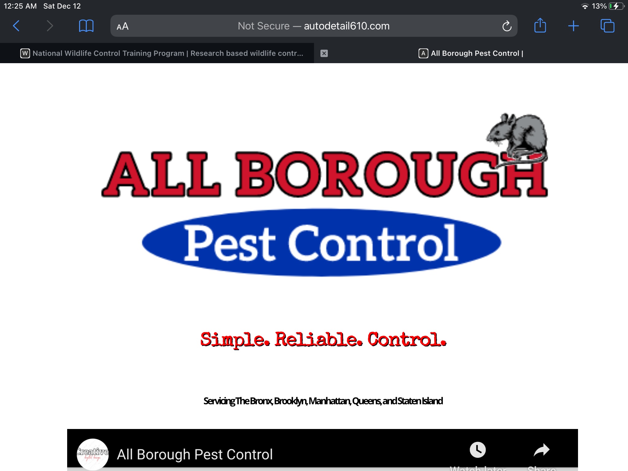All Borough Pest Control Corp. Logo