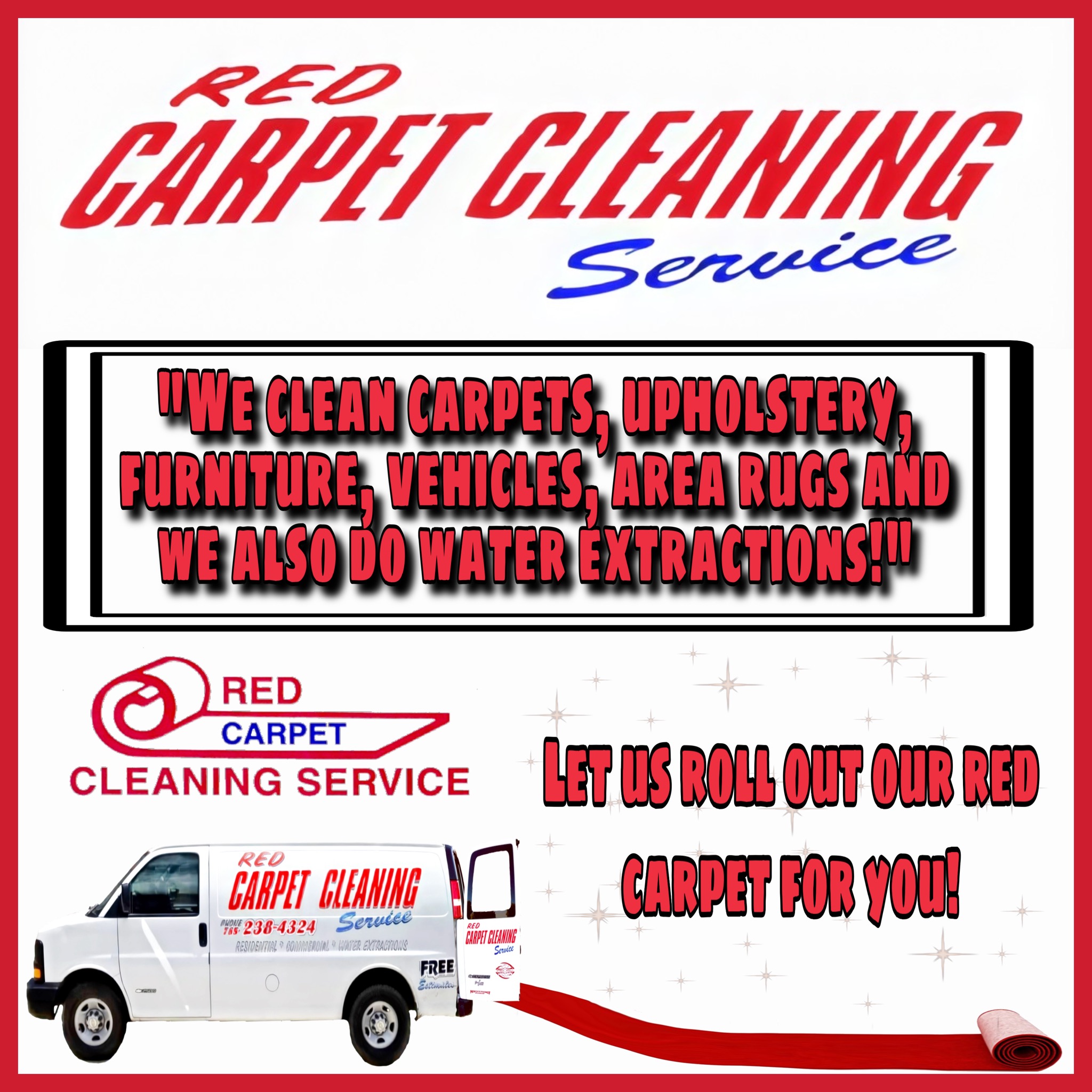 Red Carpet Cleaning Service Logo