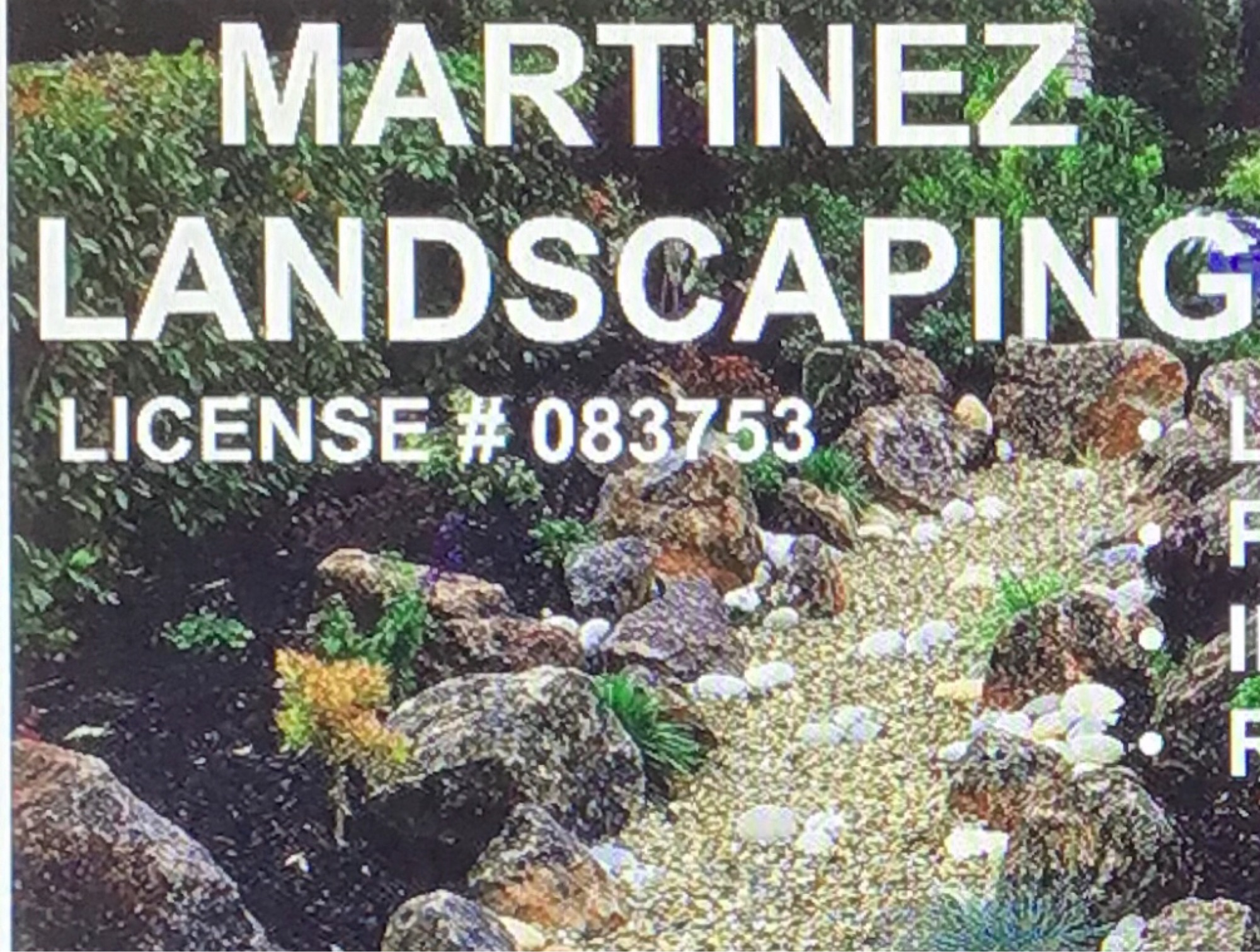 Martinez Landscaping-Unlicensed Contractor Logo