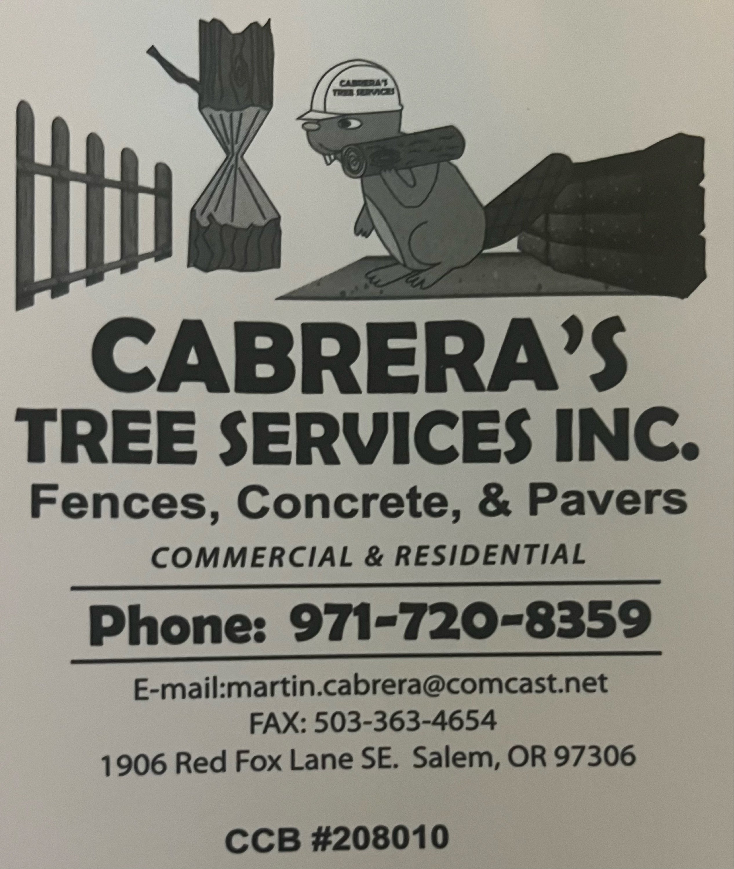 Cabreras Tree Services Inc. Logo