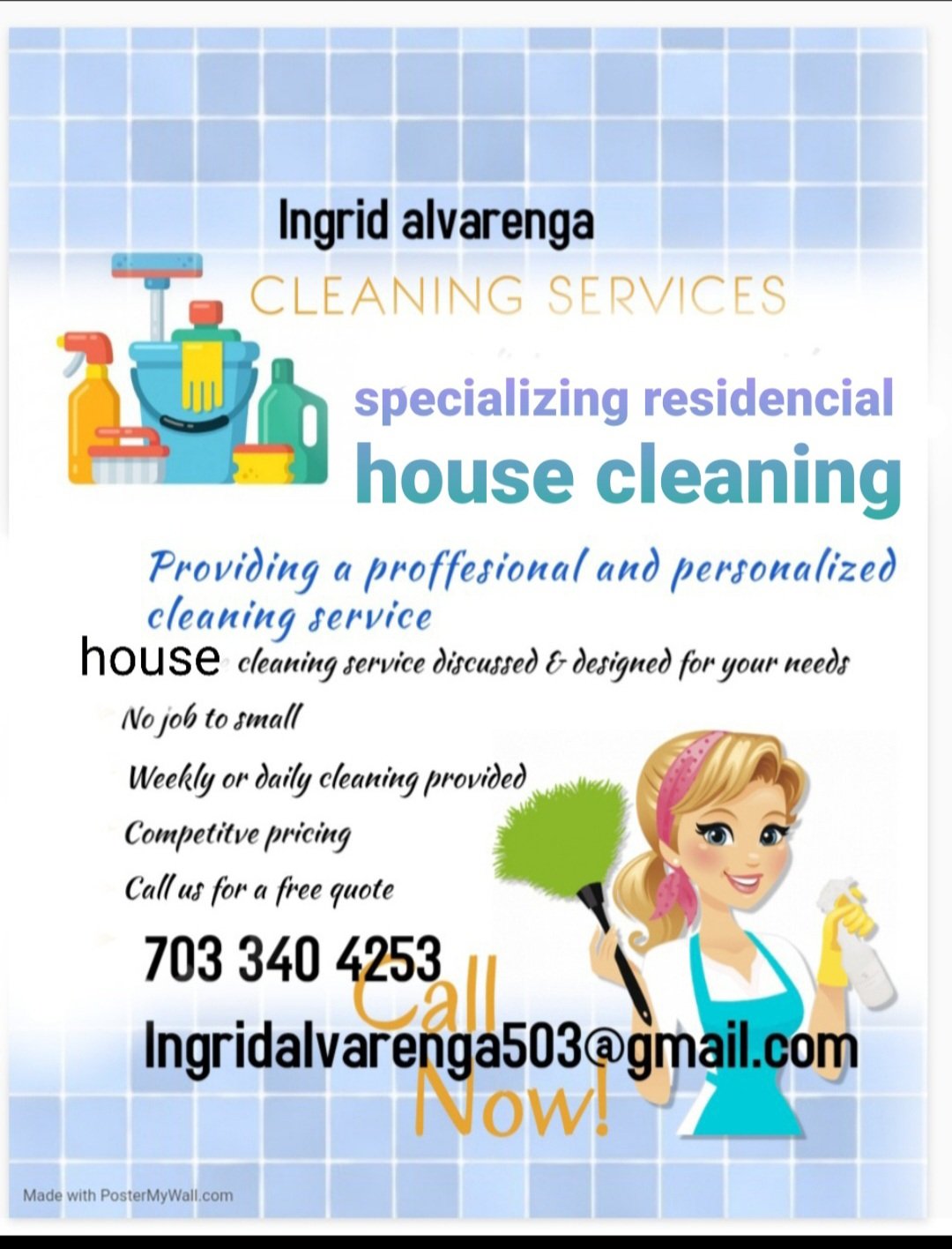 Alvarenga Cleaning Service Logo