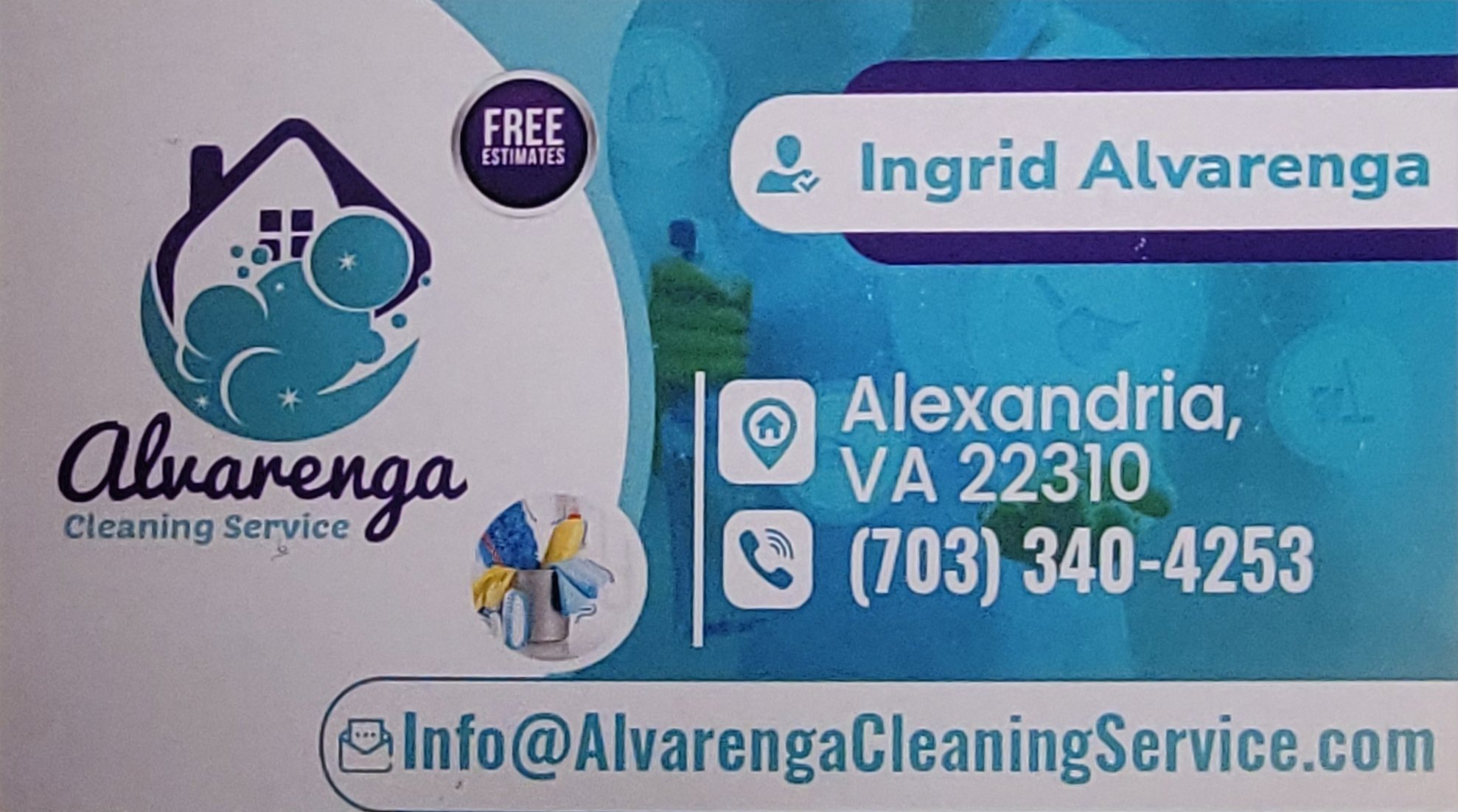 Alvarenga Cleaning Service Logo