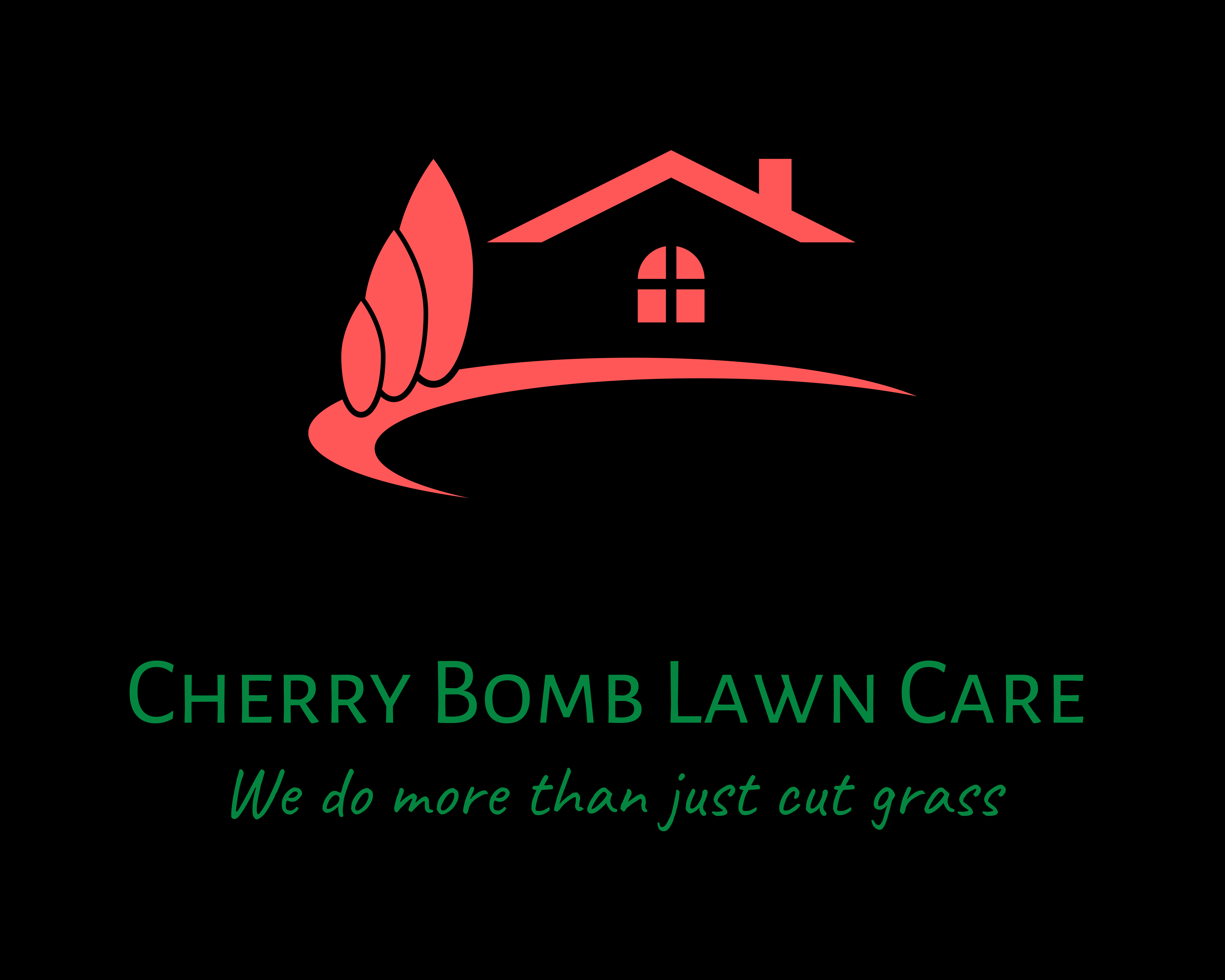 Cherry Bomb Lawn Care Logo