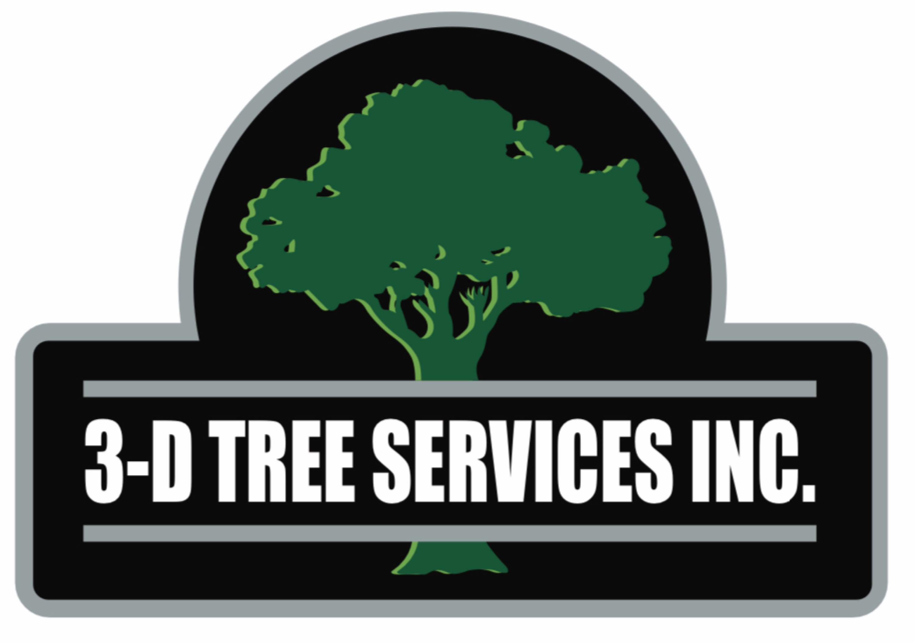 3-D Tree Services, Inc. Logo