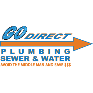 Go Direct Plumbing, Sewer & Water Logo