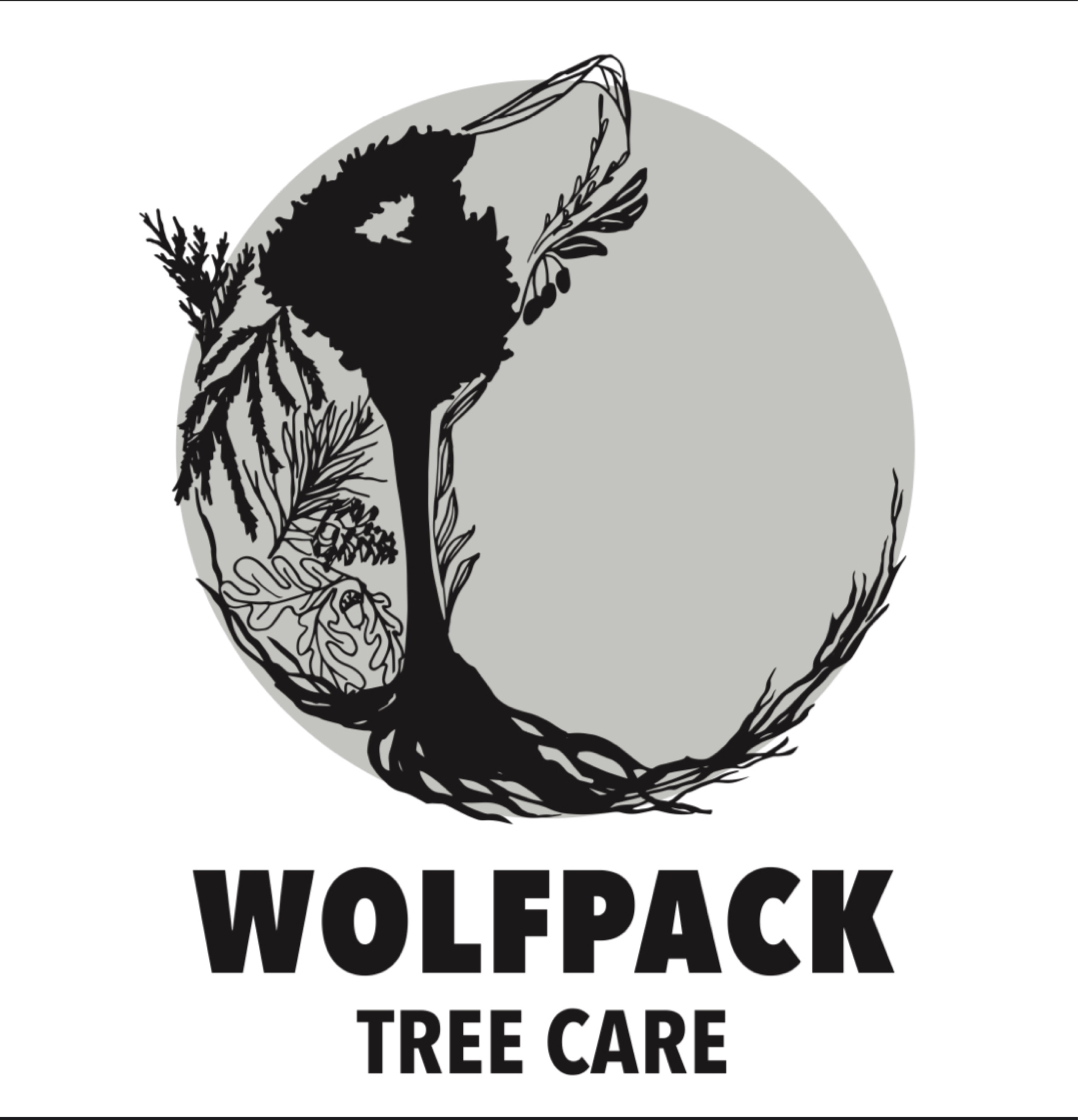 Wolfpack Tree Service Logo