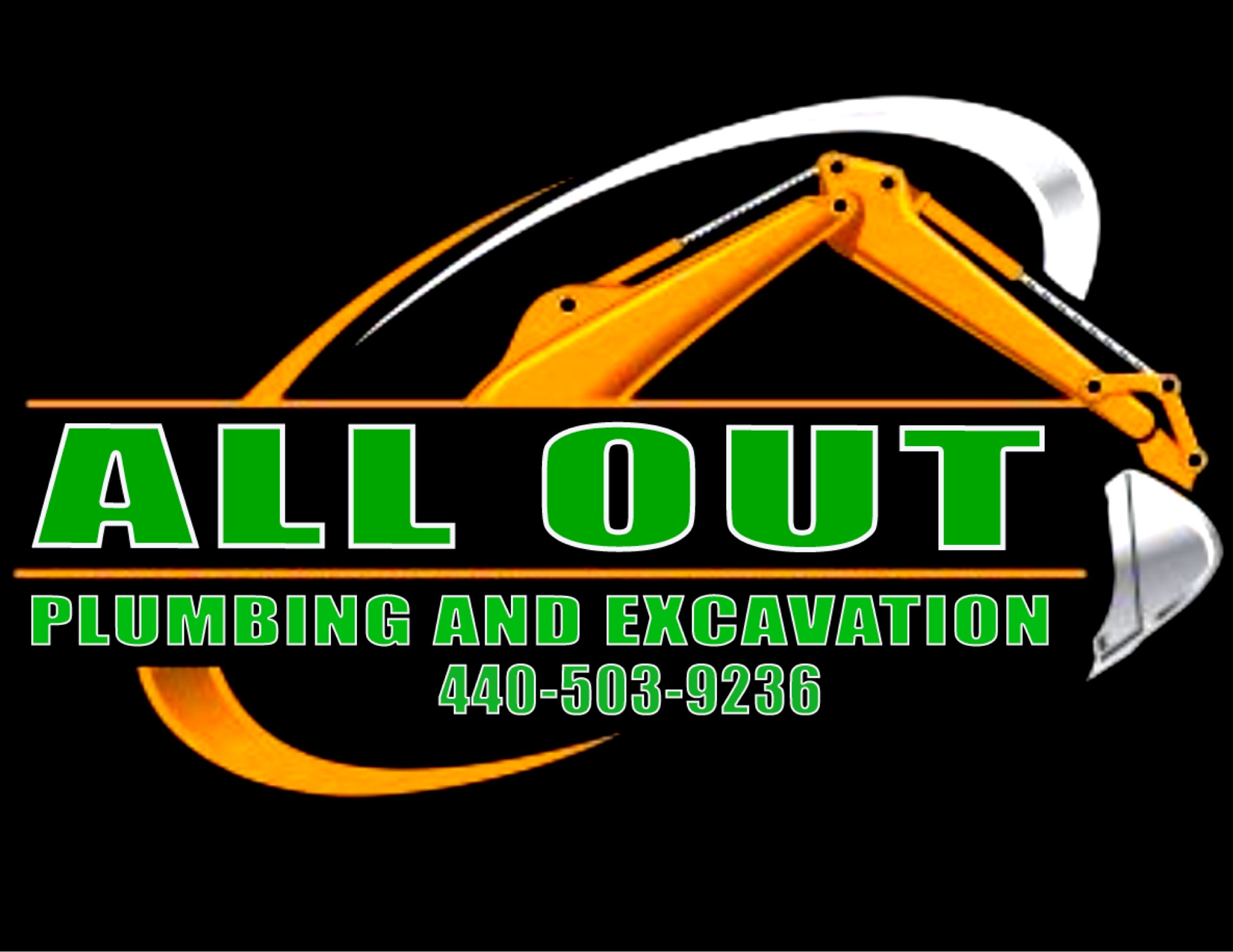 All Out Plumbing & Excavation Logo