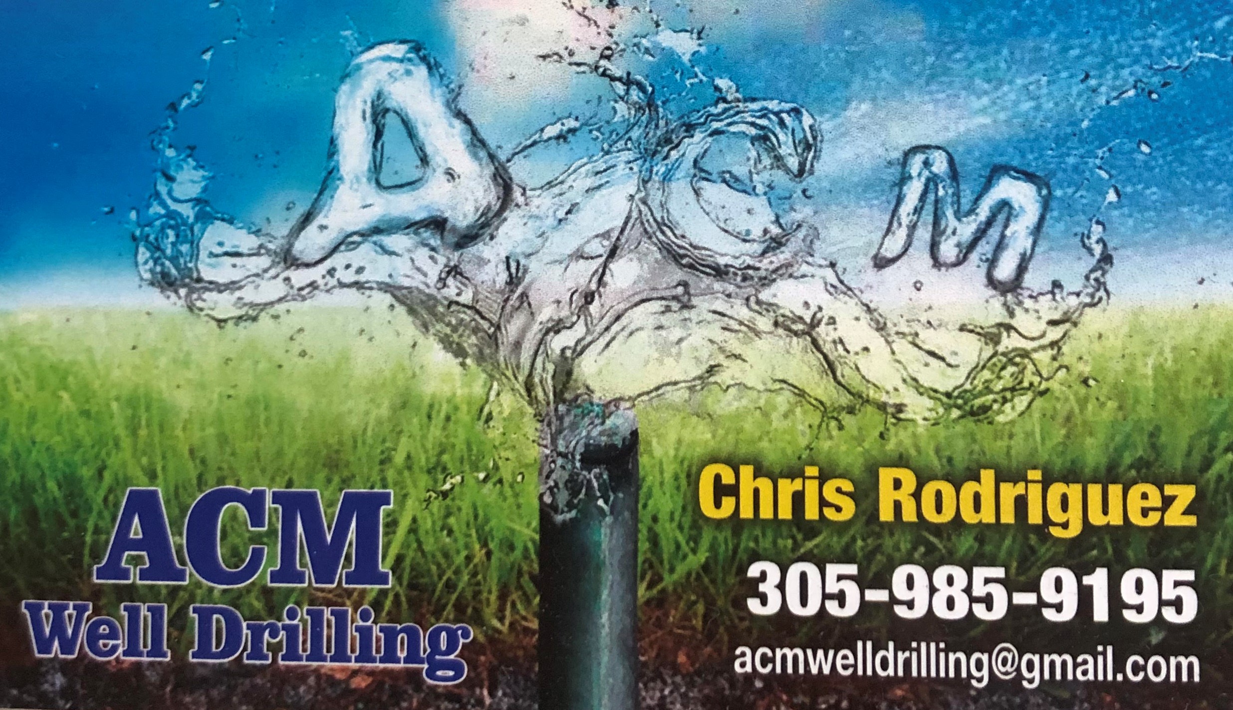 ACM Well Drilling Sprinkler, Inc. Logo