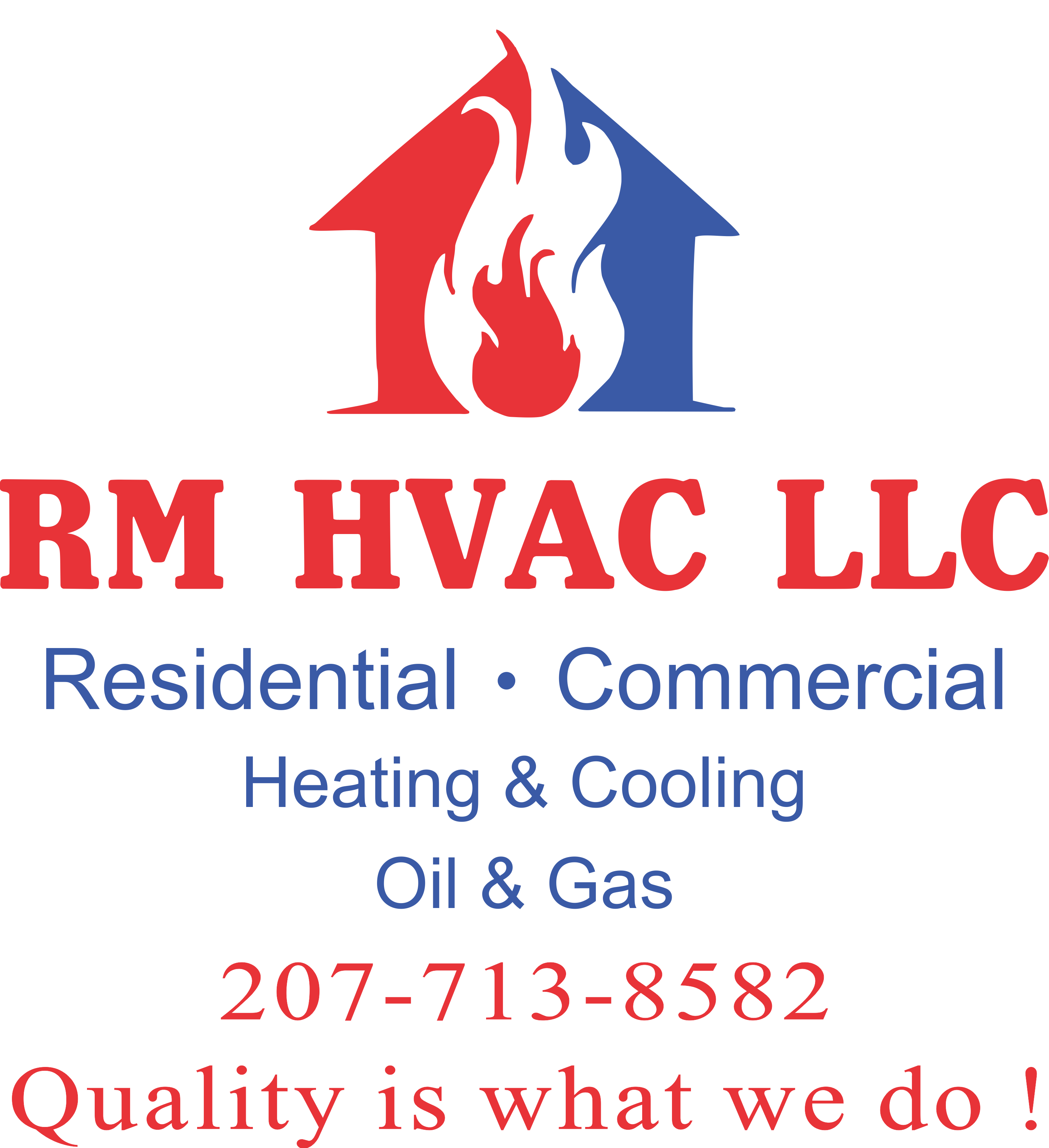 RM HVAC, LLC Logo