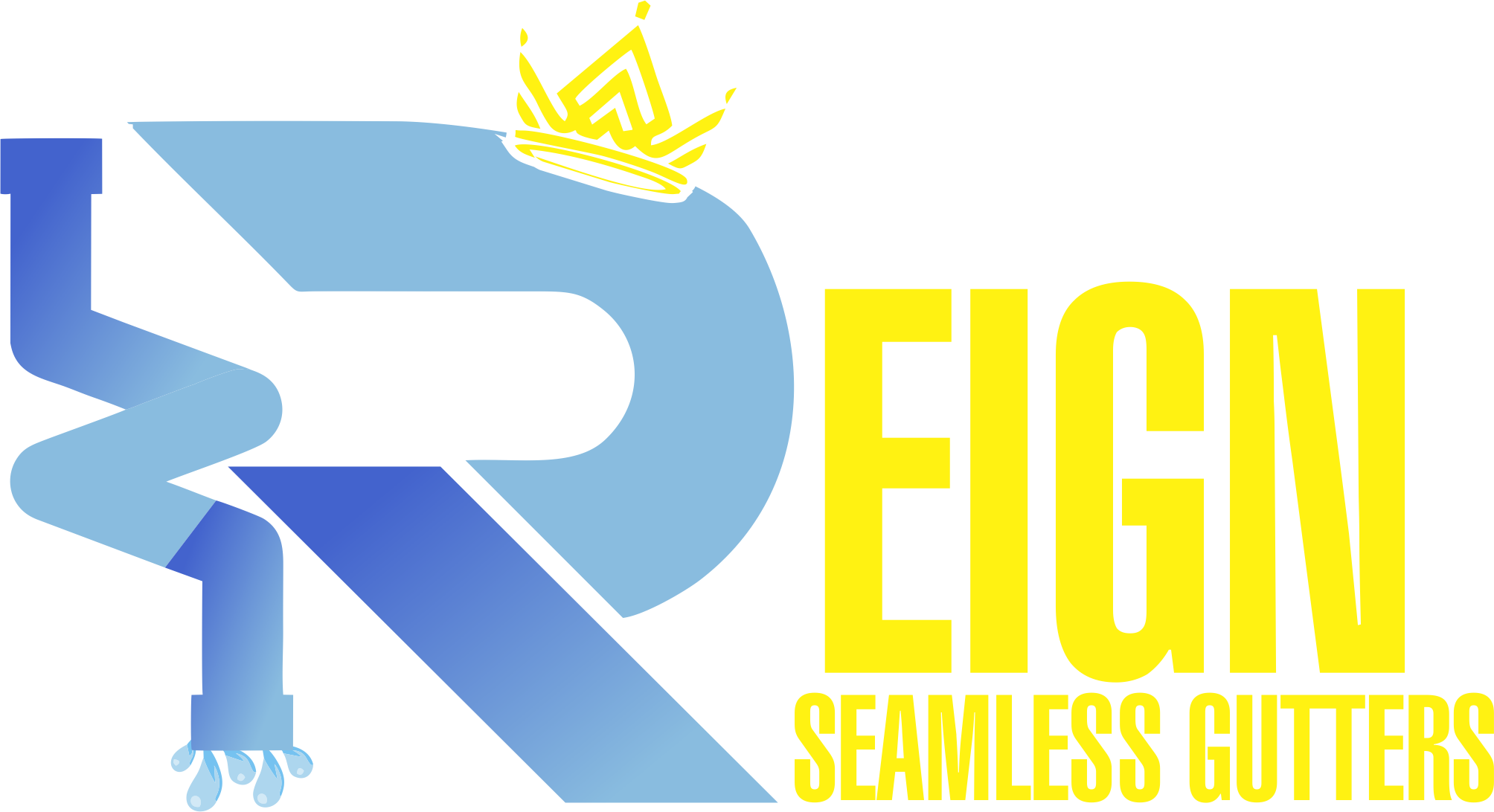 Reigns Seamless Gutters Logo