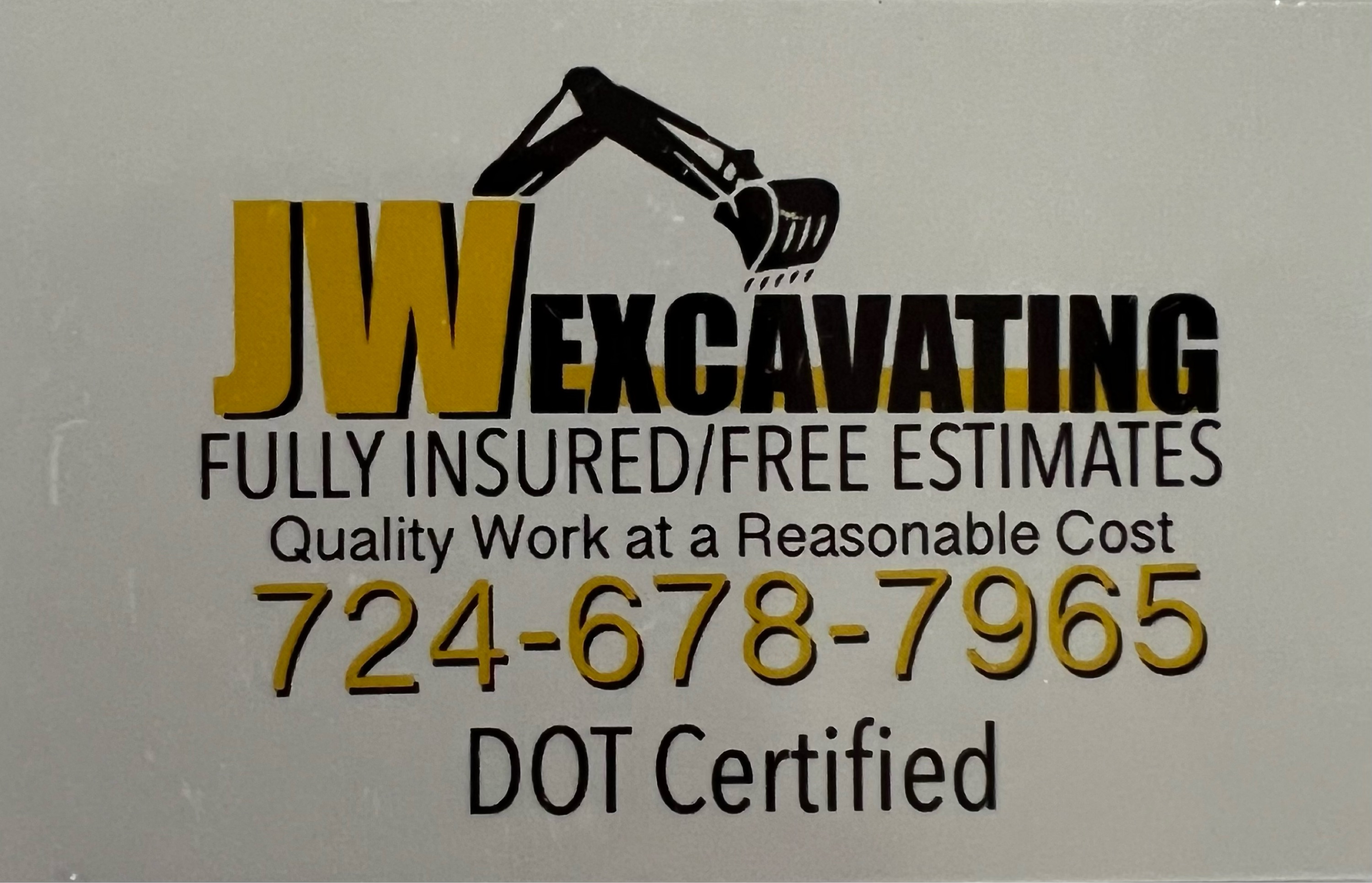 JW Excavating, LLC Logo