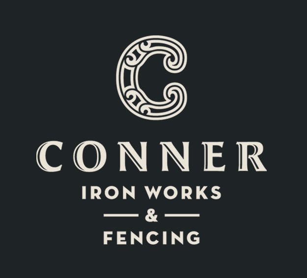 Conner Iron Works & Fencing Logo