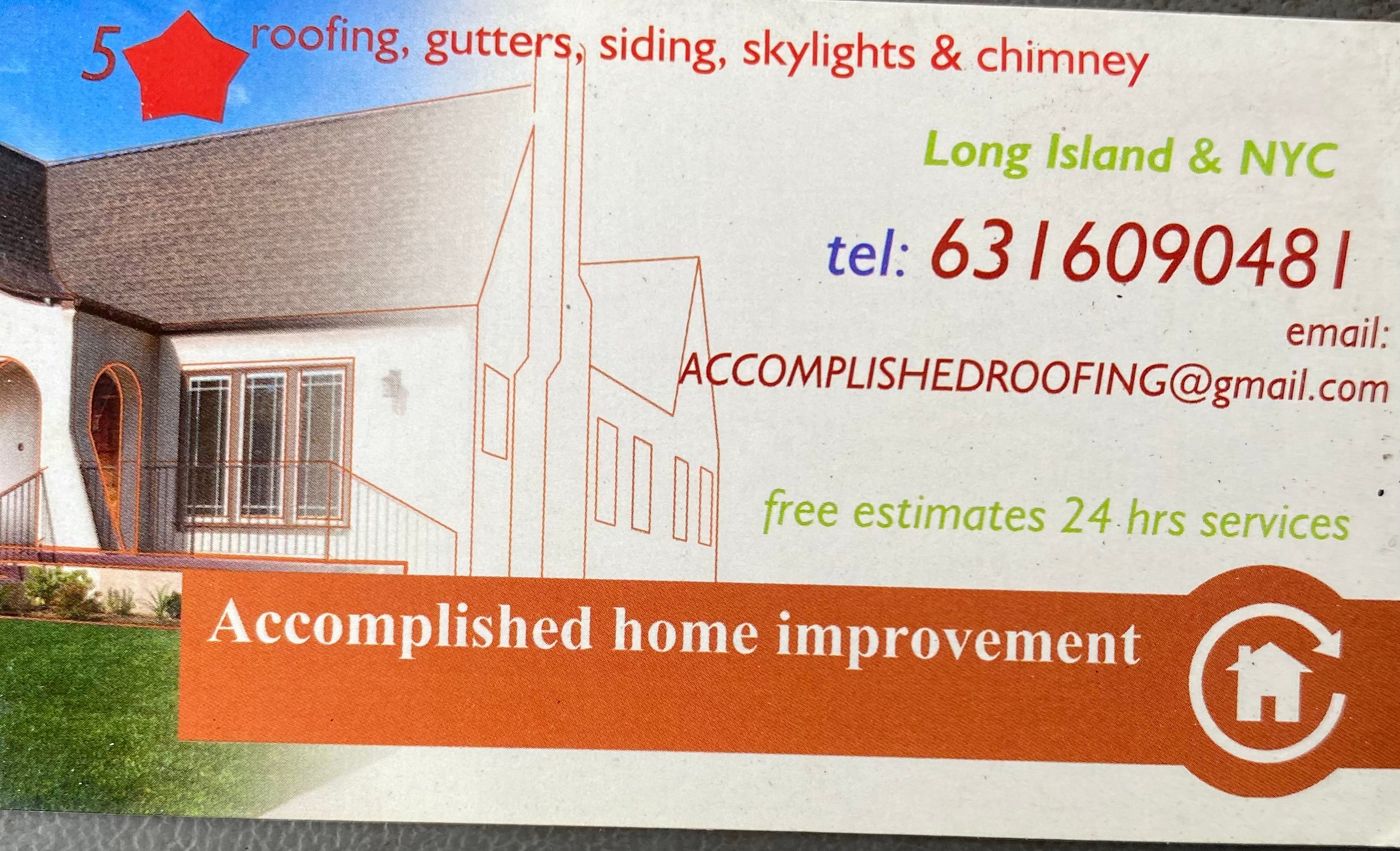 Accomplished Home Improvement Logo