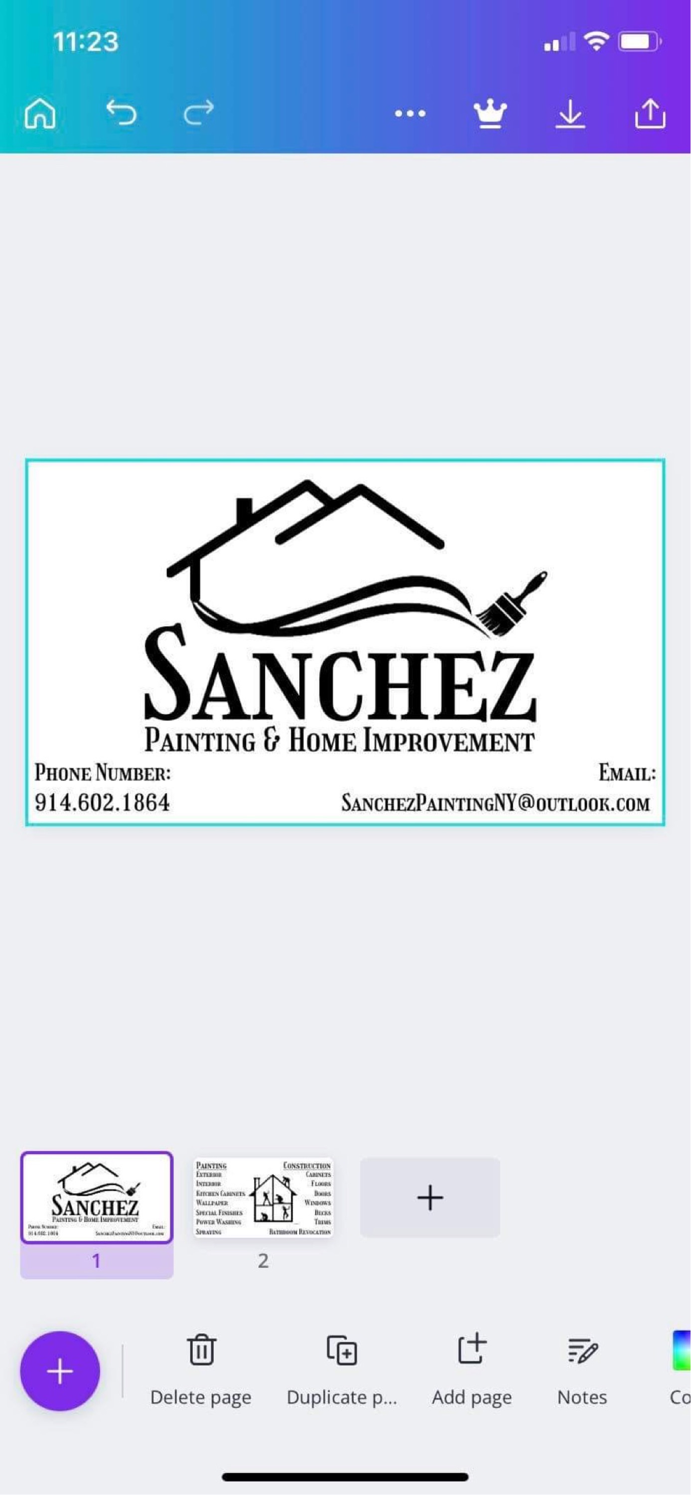 Sanchez Painting Logo