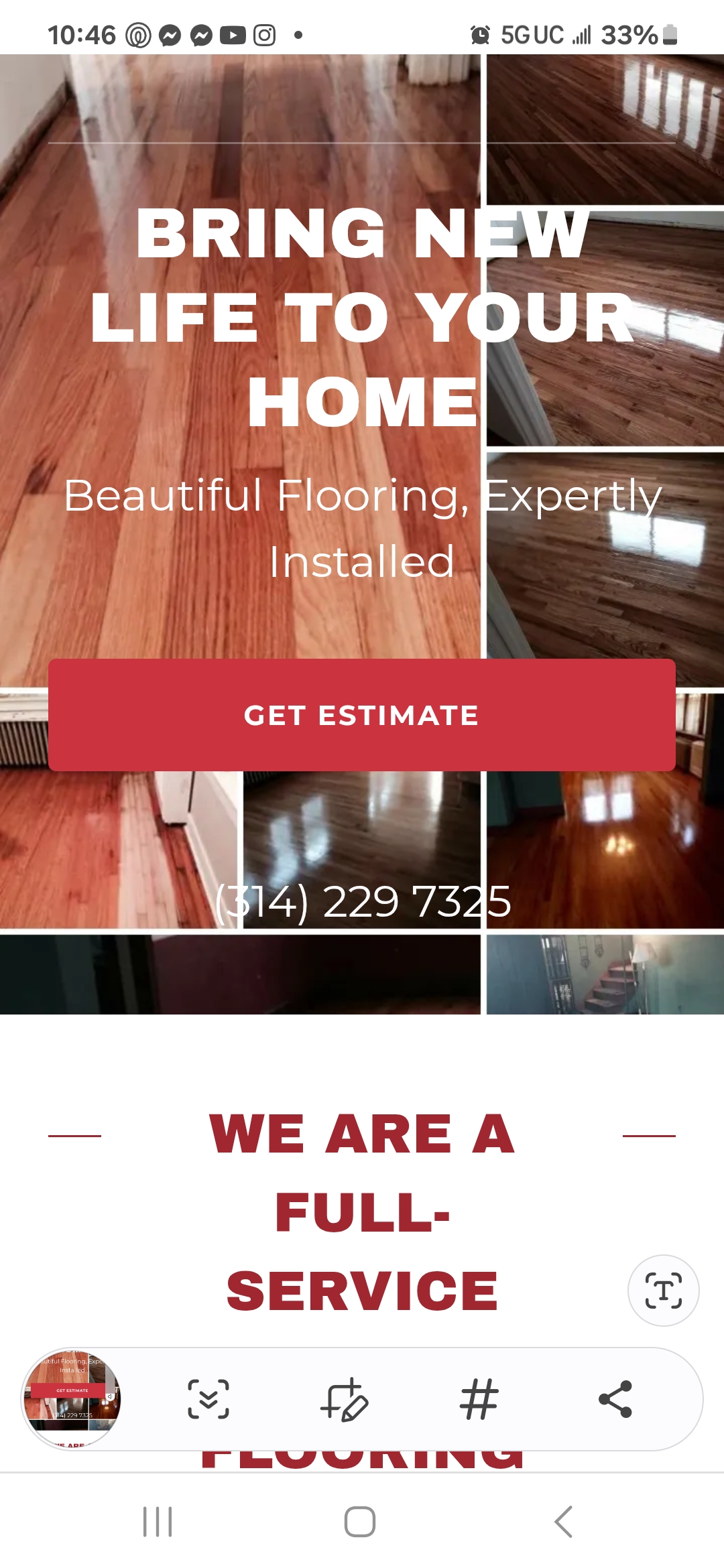 Hardwood Sand Refinish Logo
