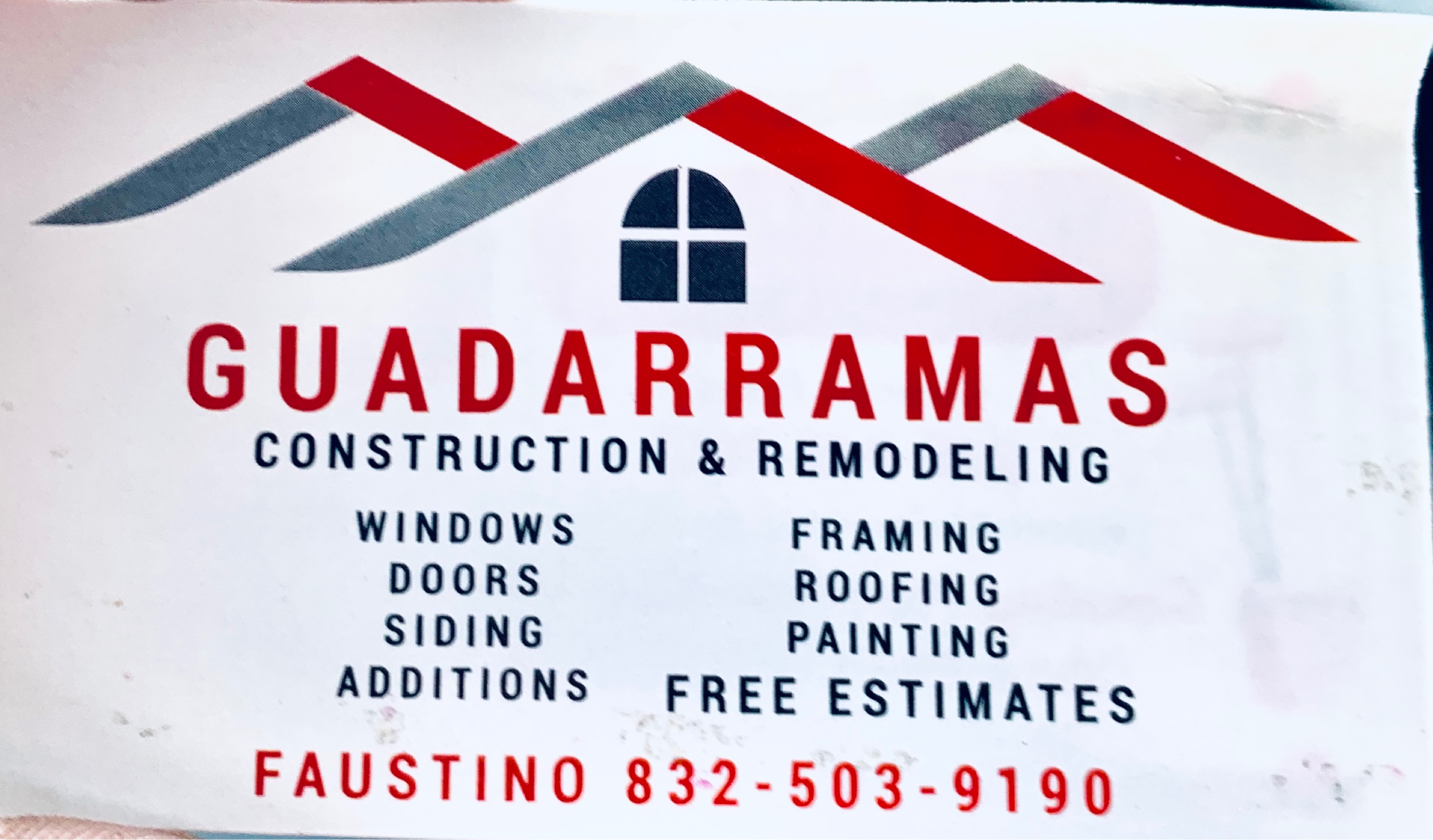 Guadarrama Construction & Remodeling Logo