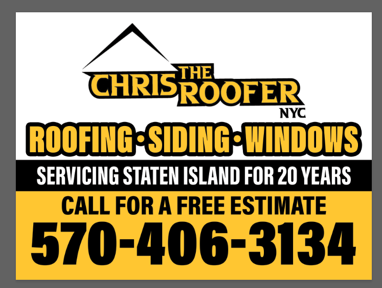 Chris The Roofer NYC Logo