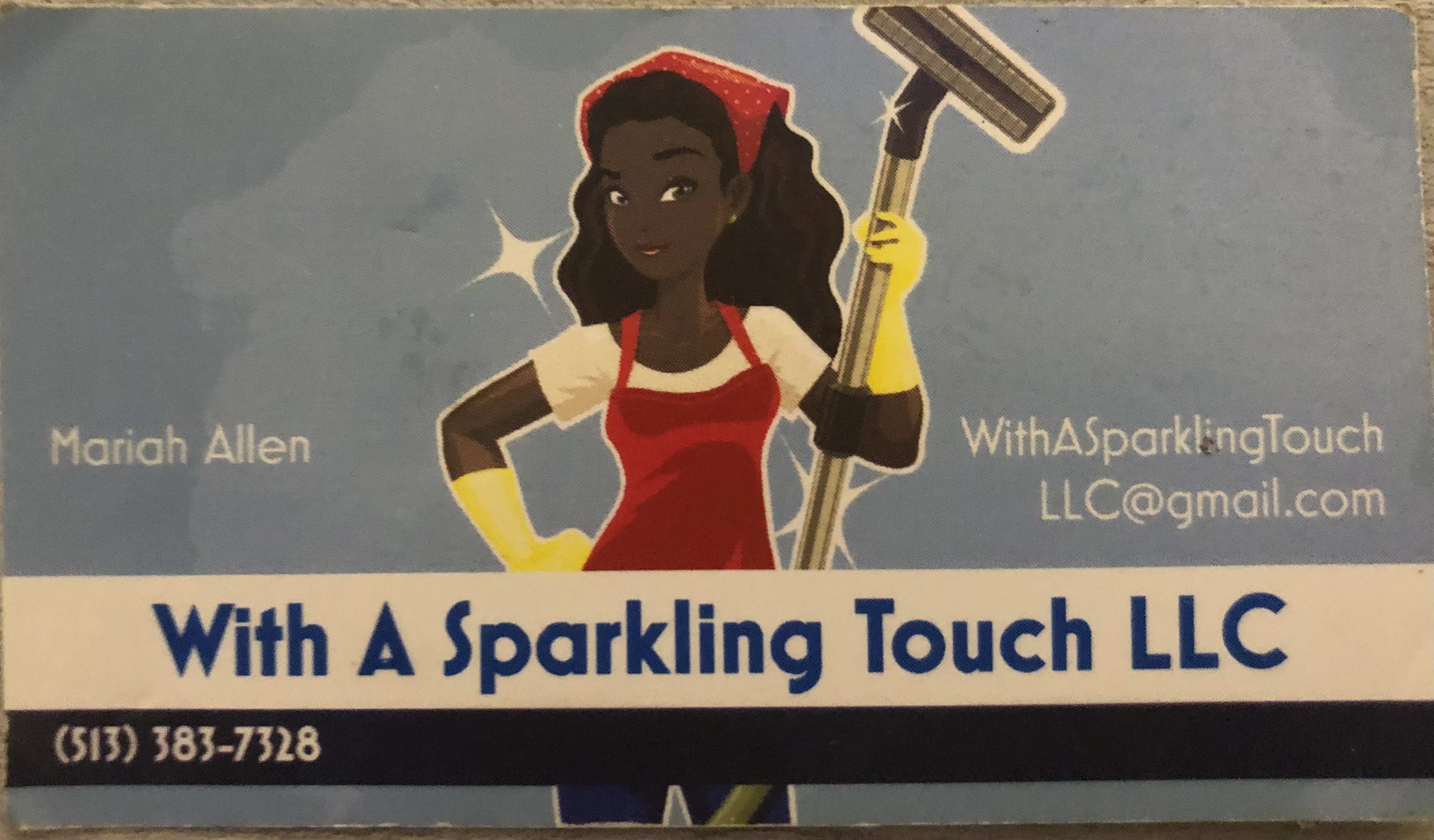 With A Sparkling Touch.LLC Logo