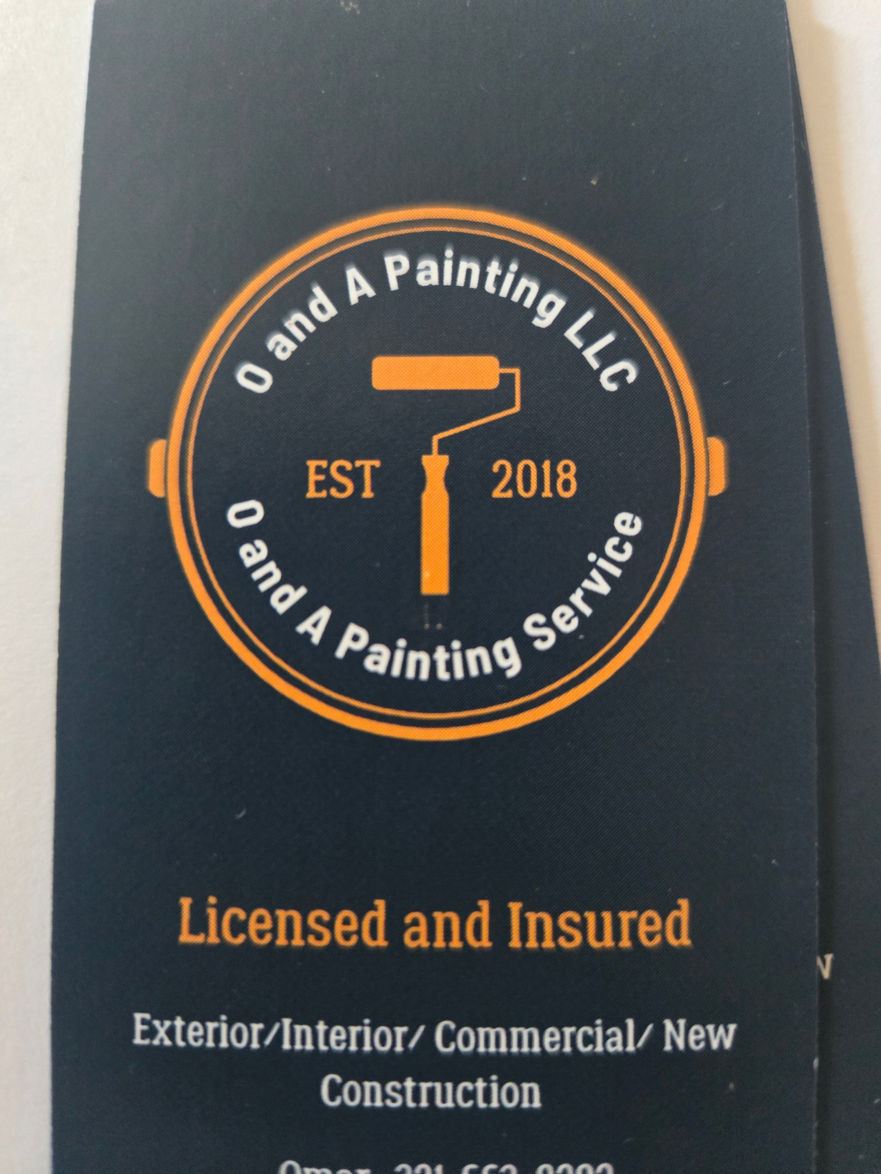 O & A Painting Services LLC Logo