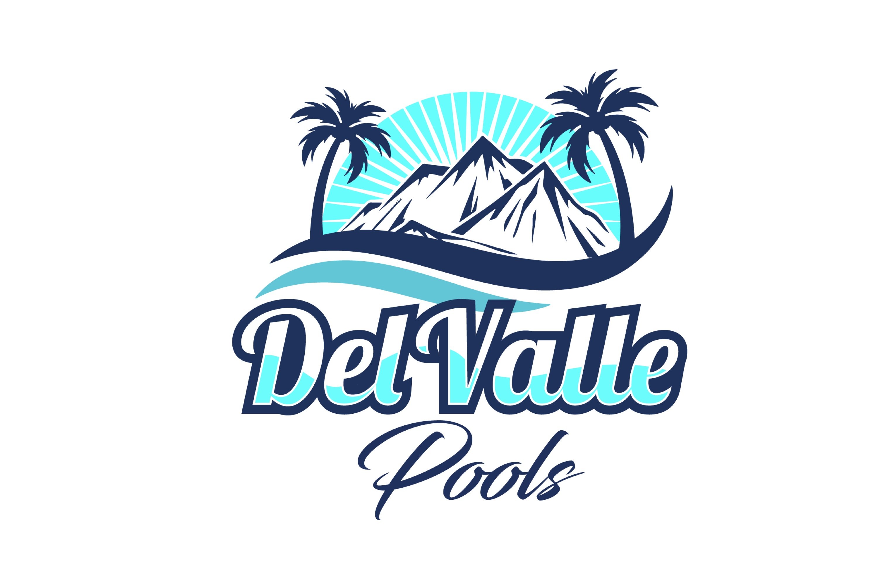 Del Valle Pools Logo